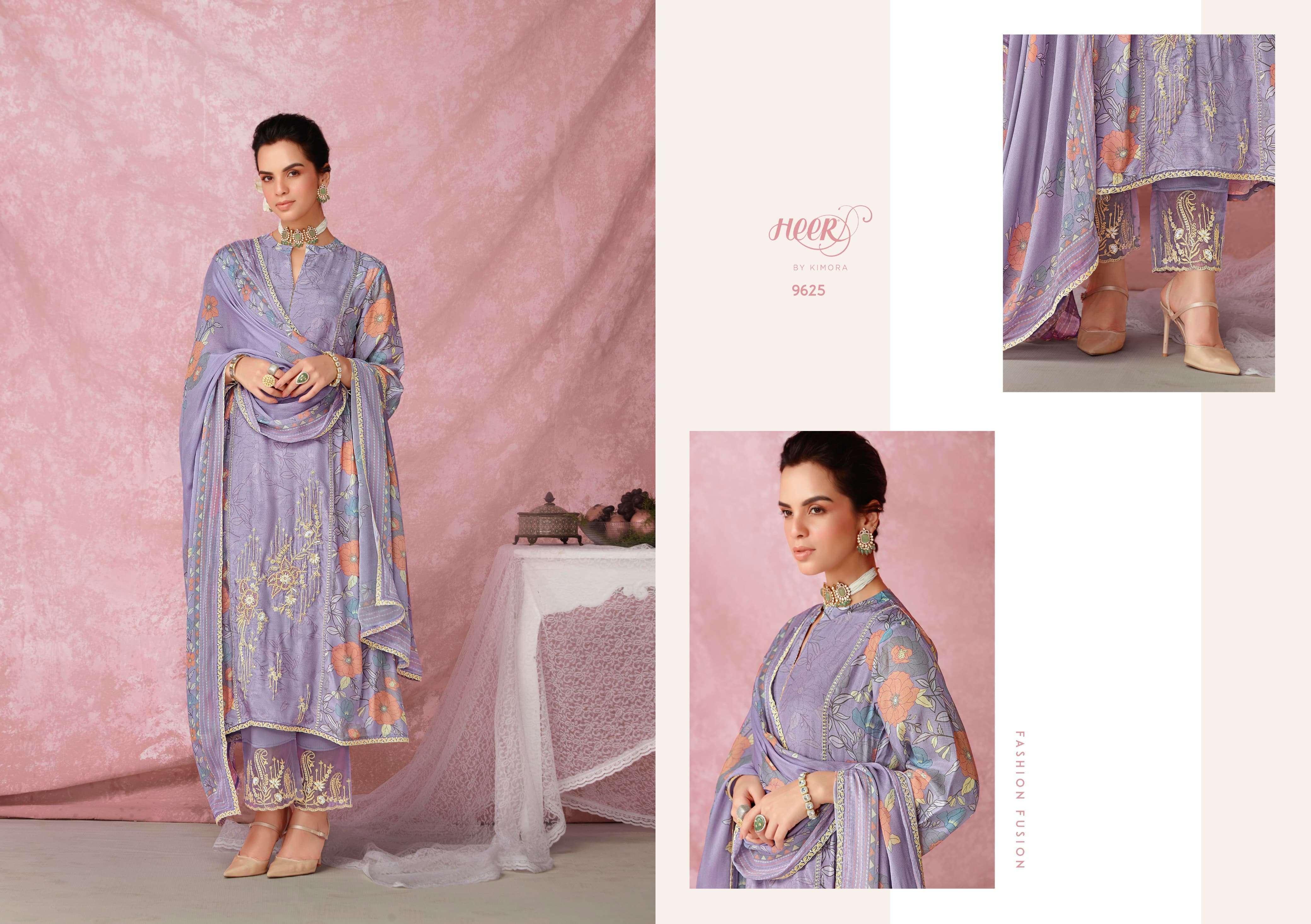 KIMORA HEER TULIP DESIGNER MUSLIN SUIT CATALOG WHOLESALE PRICE 2025