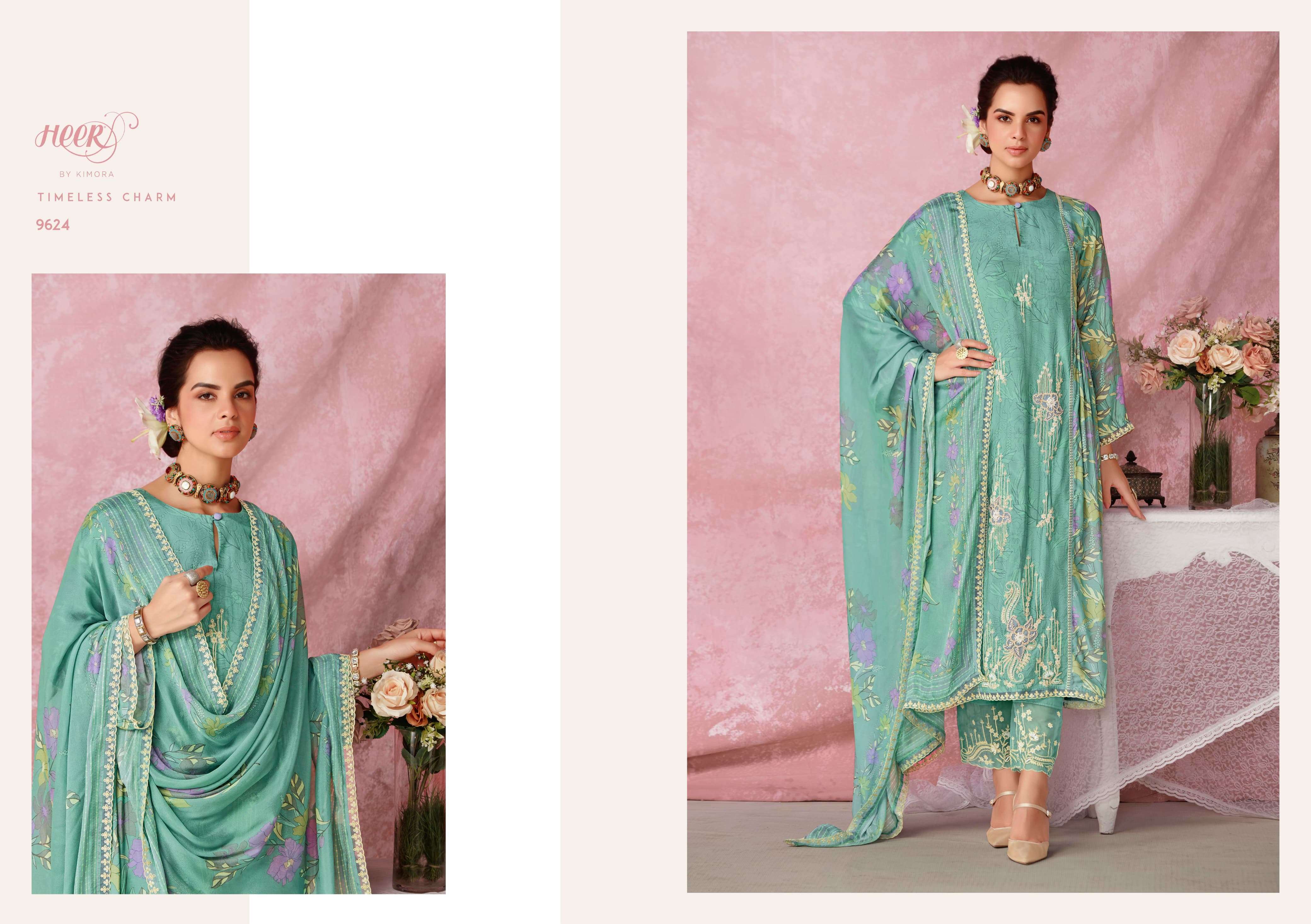 KIMORA HEER TULIP DESIGNER MUSLIN SUIT CATALOG WHOLESALE PRICE 2025