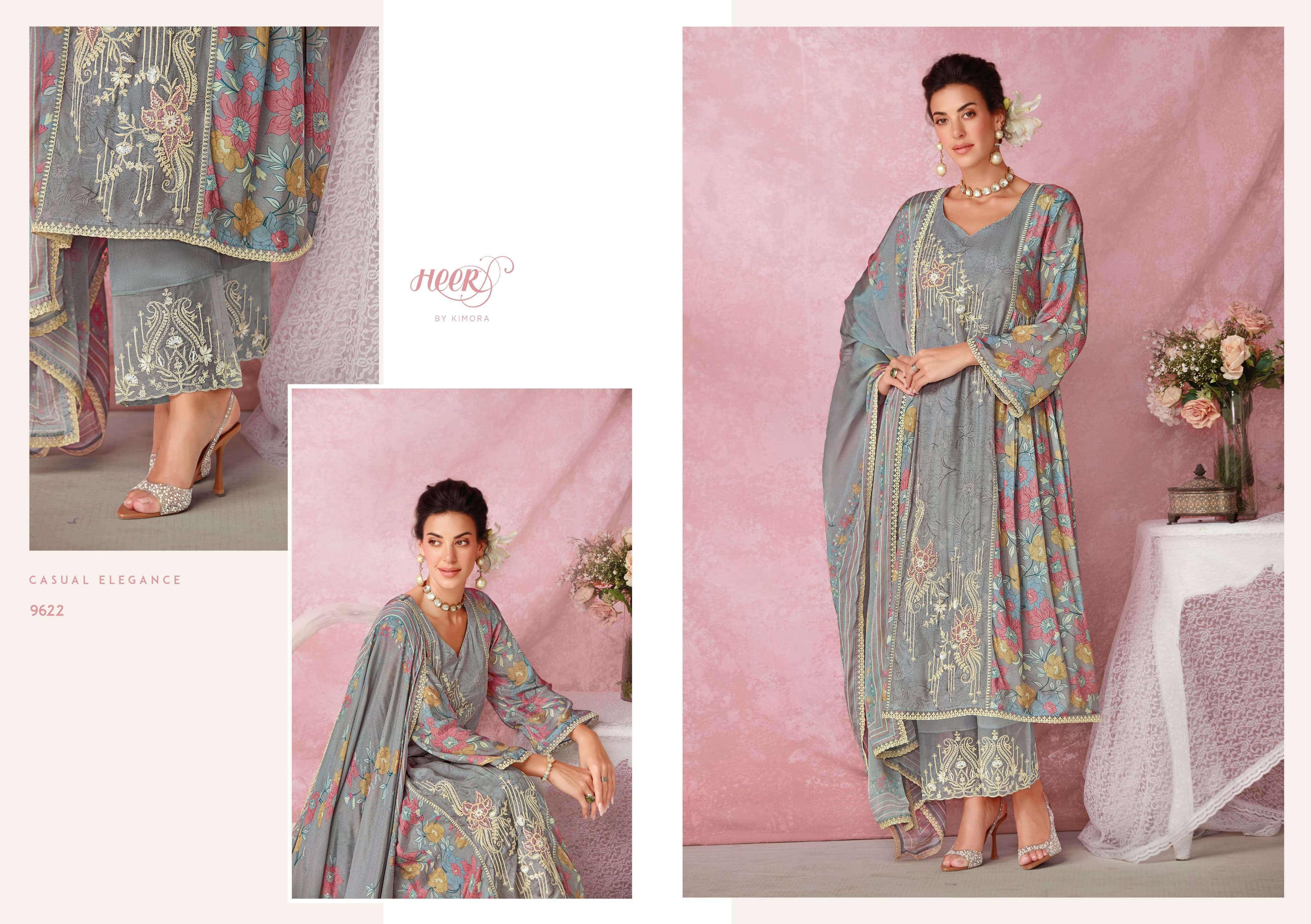 KIMORA HEER TULIP DESIGNER MUSLIN SUIT CATALOG WHOLESALE PRICE 2025