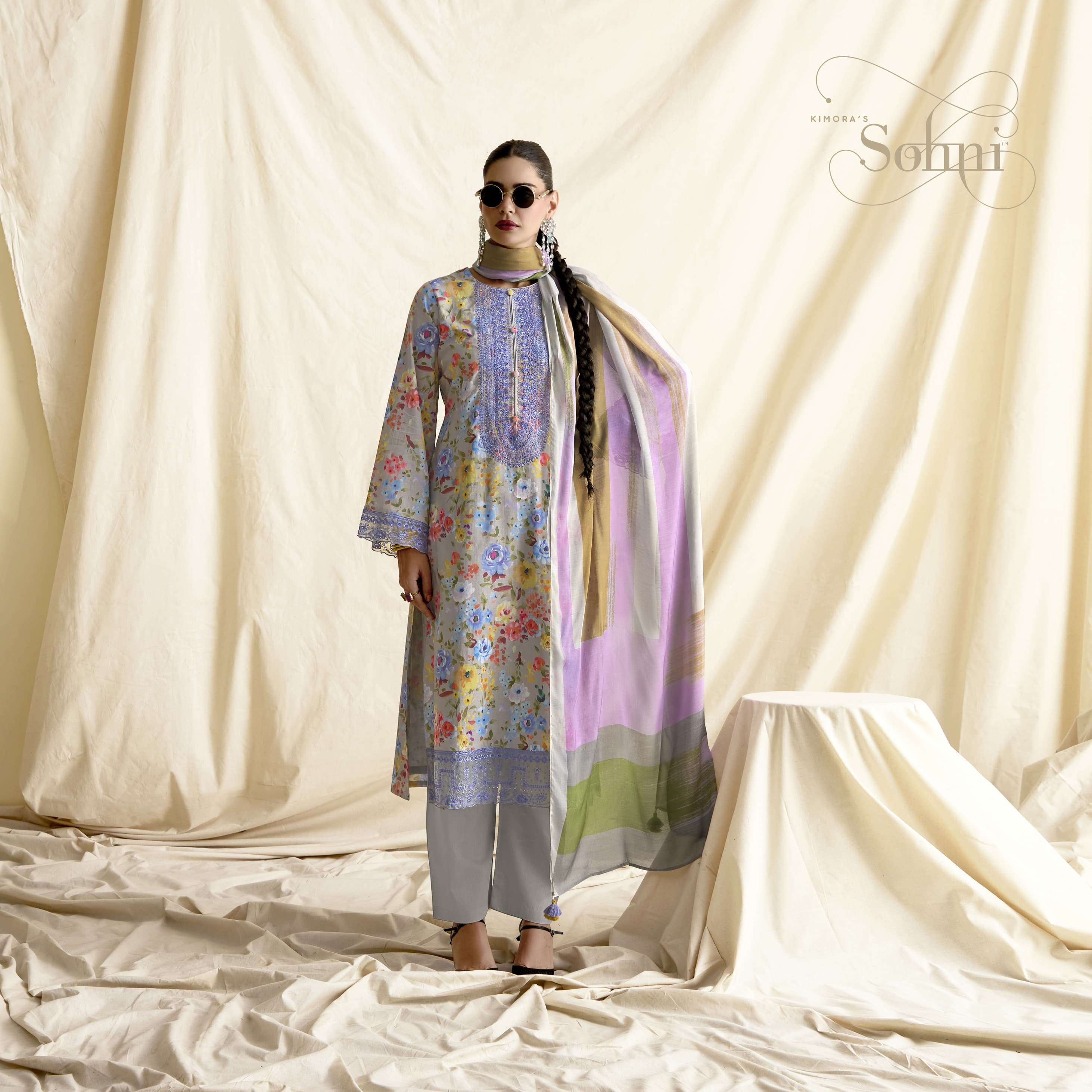 KIMORA SOHNI CANVAS HIT DESIGN LADIES SUIT CATALOG BEST RATE 