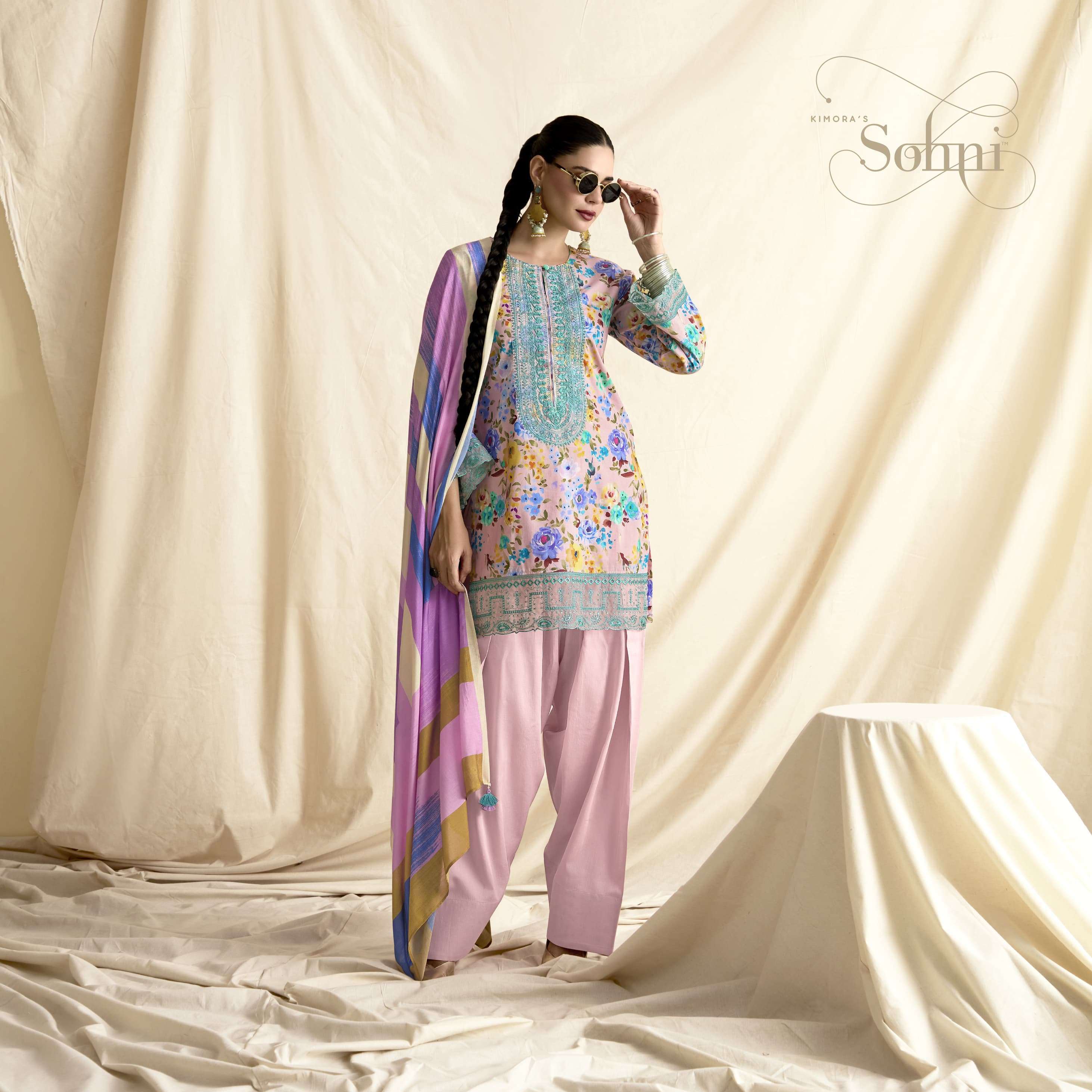 KIMORA SOHNI CANVAS HIT DESIGN LADIES SUIT CATALOG BEST RATE 