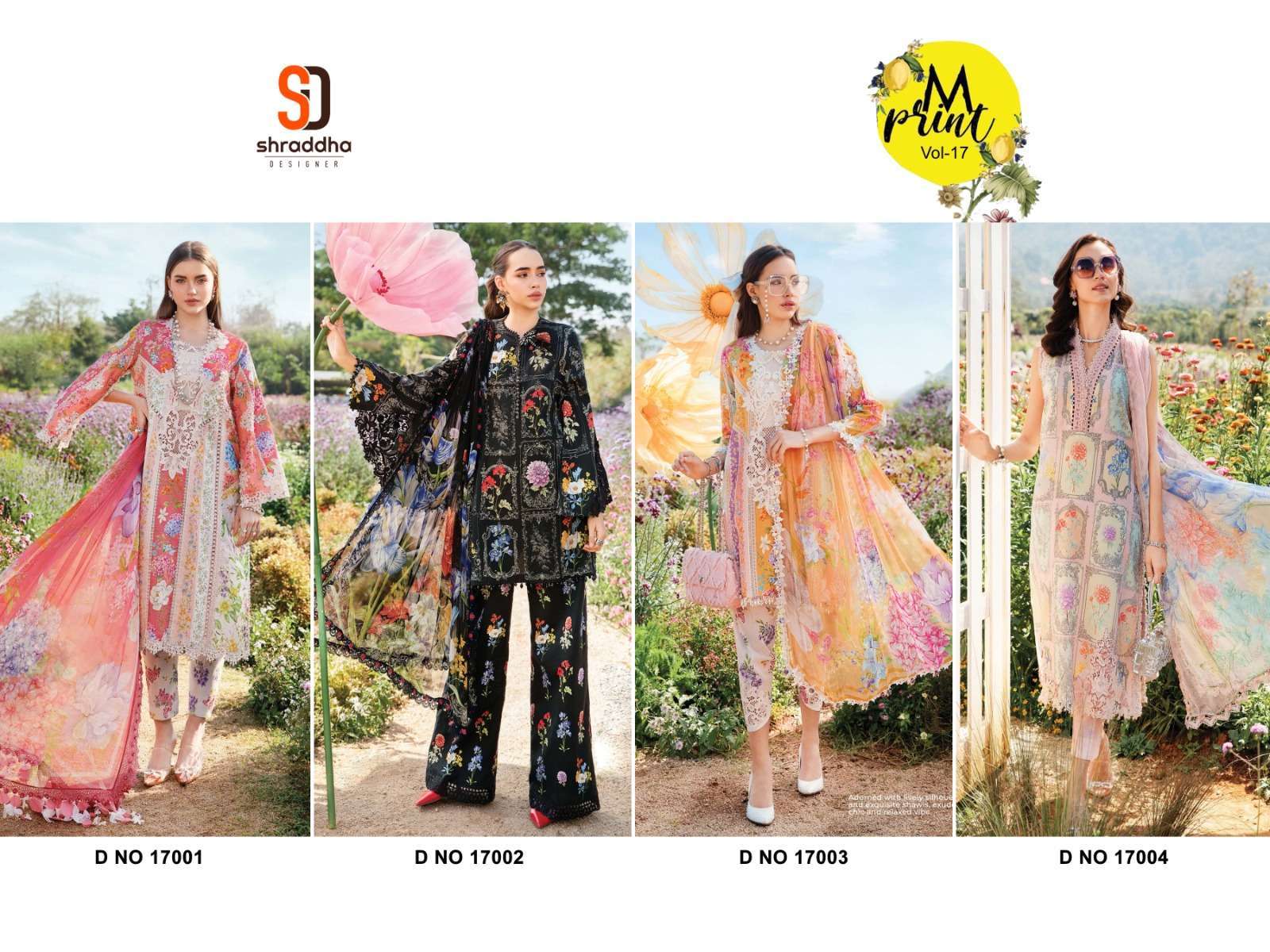 SHRADDHA MPRINT VOL 17 PATCH WORK PAKISTANI SUIT CATALOG DEALER 2025