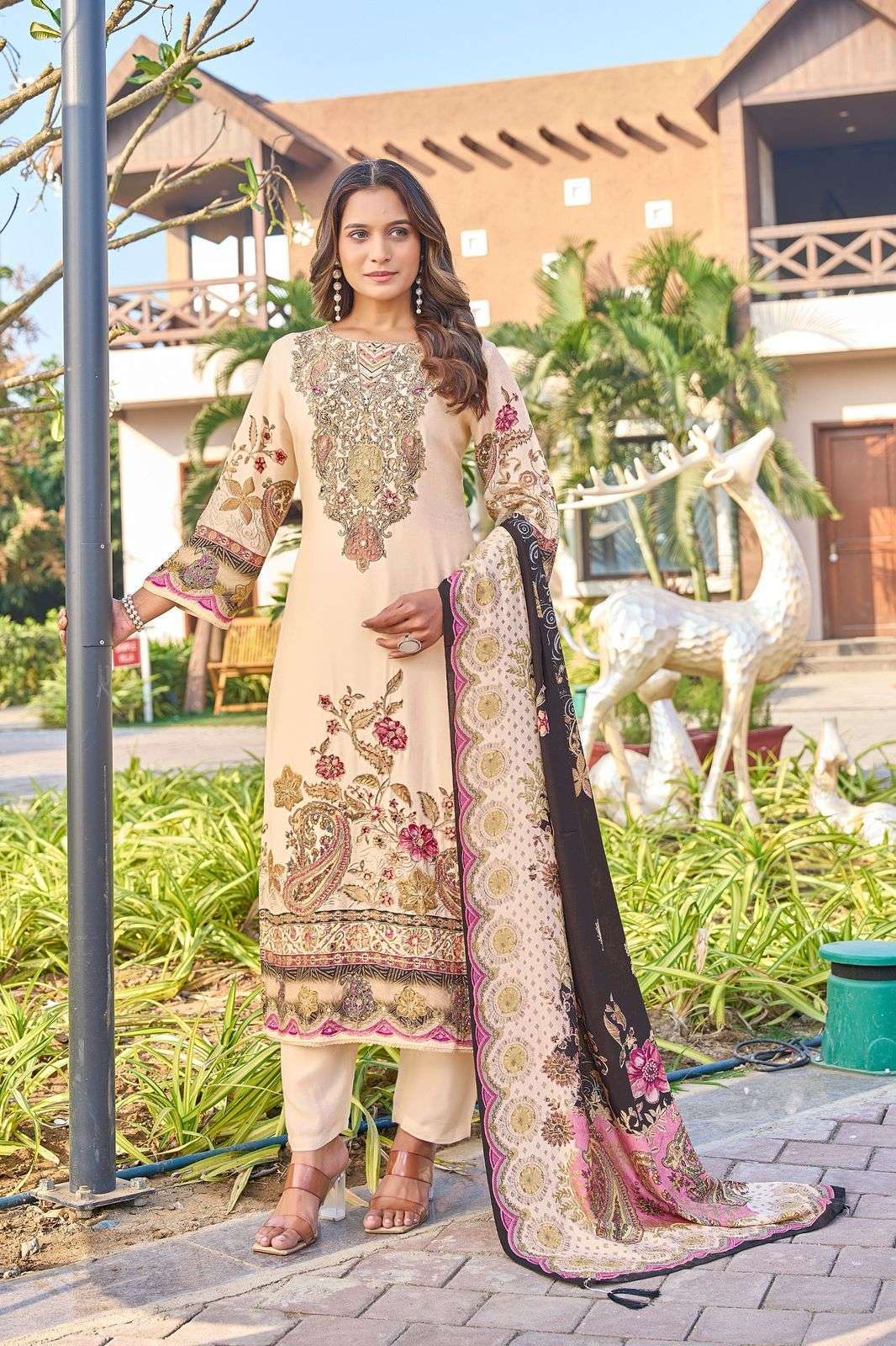 SHREE FAB KT 150 COLORS DESIGNER MUSLIN PAKISTANI SUIT EXPORTER 2025