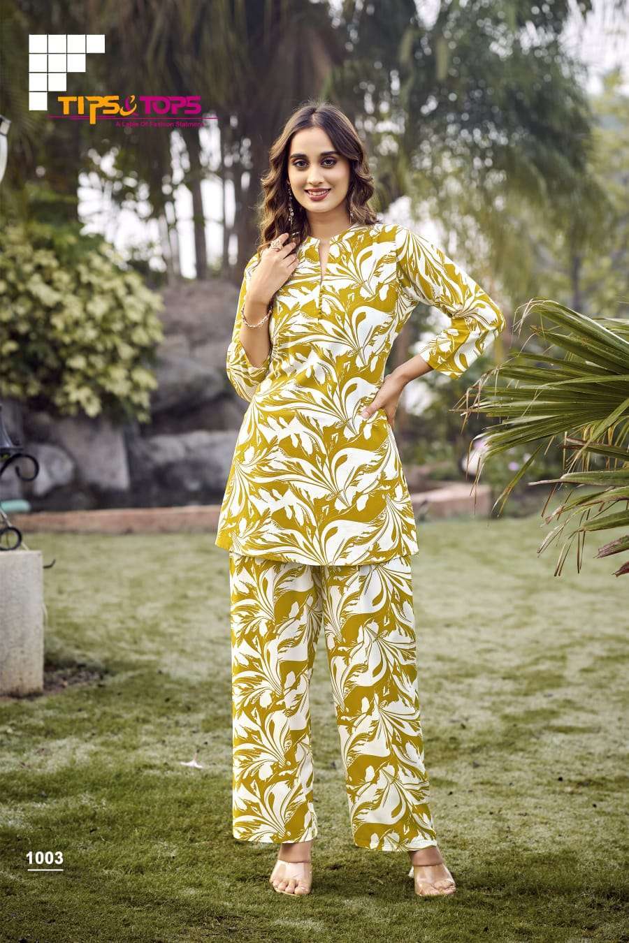 TIPS AND TOPS FASHION BEATS VOL 10 PRINTED RAYON CORD SET CATALOG DEALER