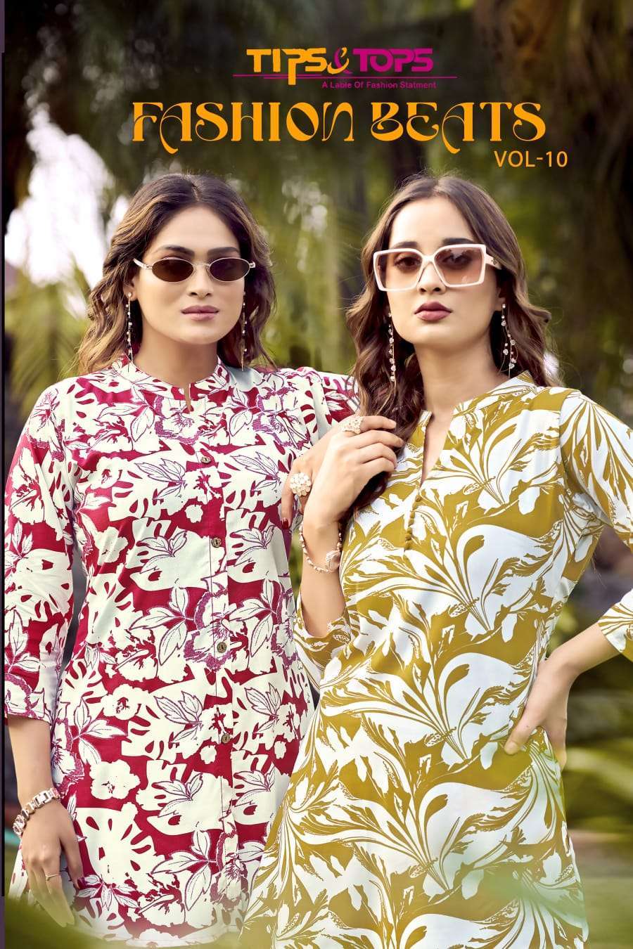 TIPS AND TOPS FASHION BEATS VOL 10 PRINTED RAYON CORD SET CATALOG DEALER