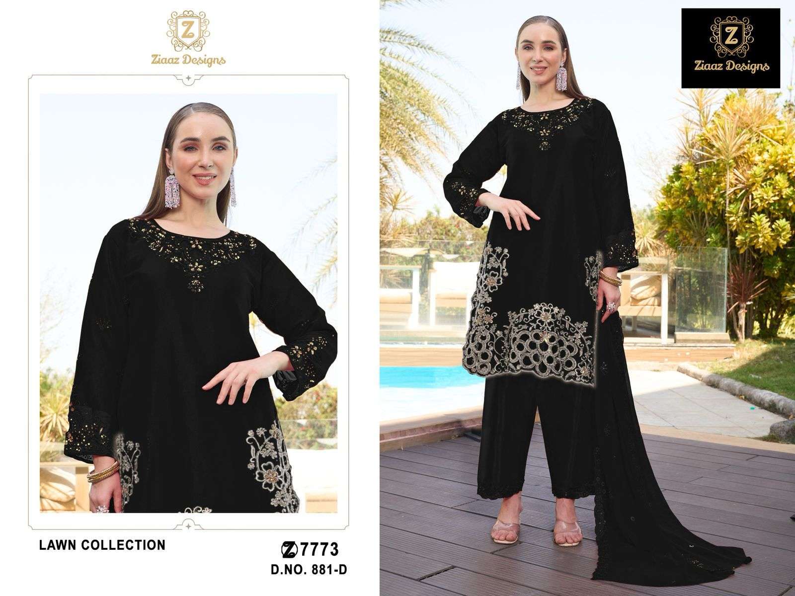 ZIAAZ DESIGN 881 COLORS COTTON WHOLESALE PRICE DEALER 2025