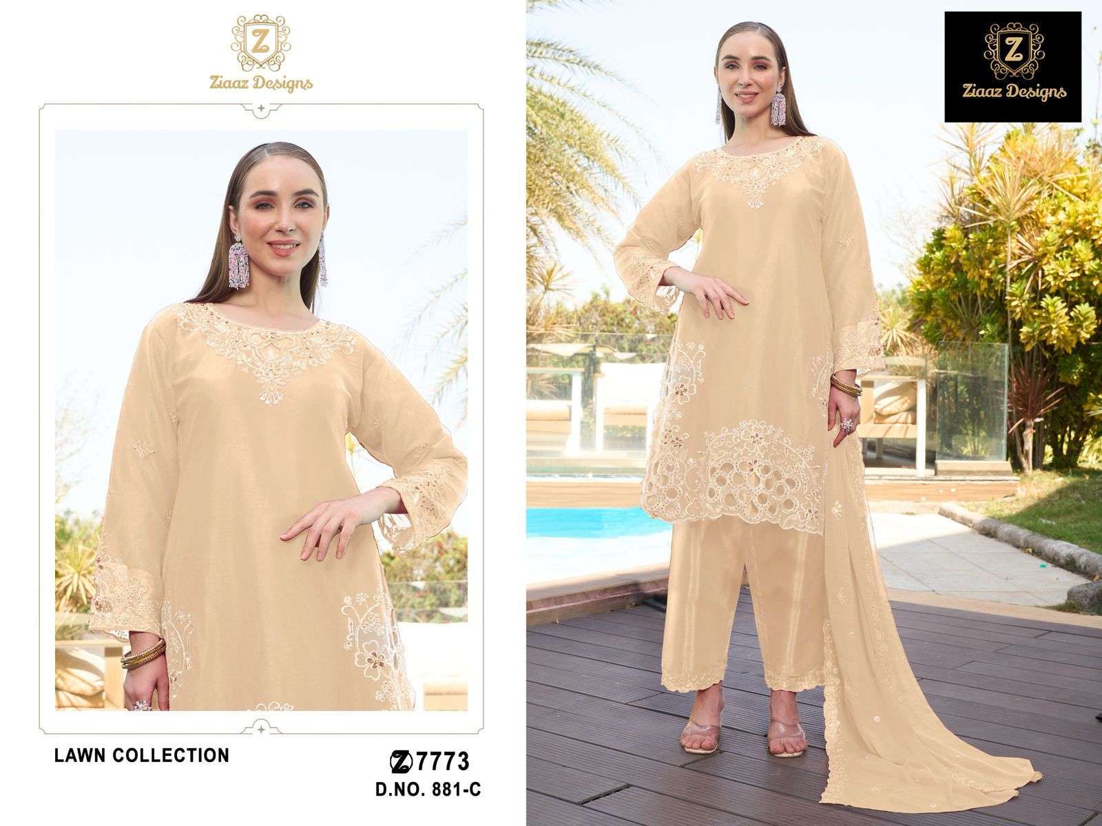 ZIAAZ DESIGN 881 COLORS COTTON WHOLESALE PRICE DEALER 2025