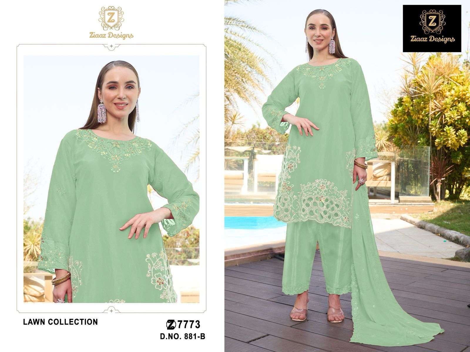 ZIAAZ DESIGN 881 COLORS COTTON WHOLESALE PRICE DEALER 2025