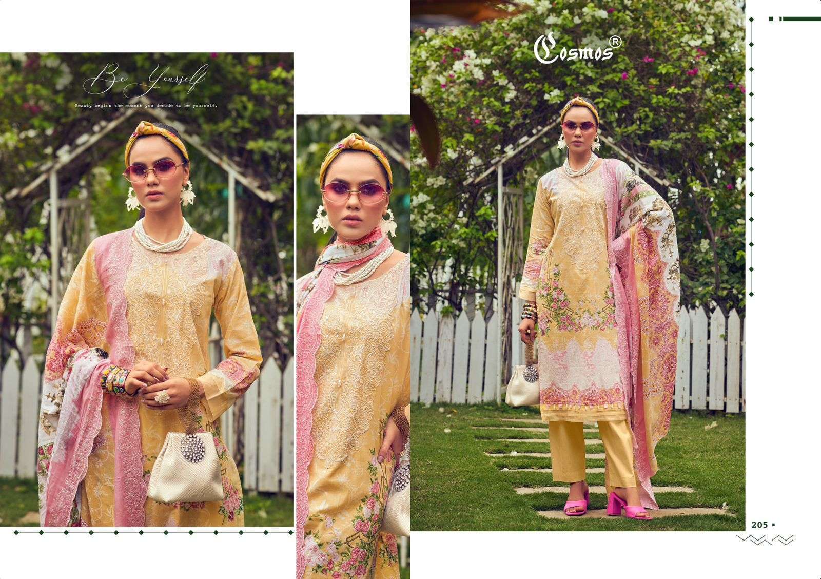 COSMOS NEEDLE WONDER VOL 2 PAKISTANI LAWN COTTON SUIT CATALOGUE DEALER 