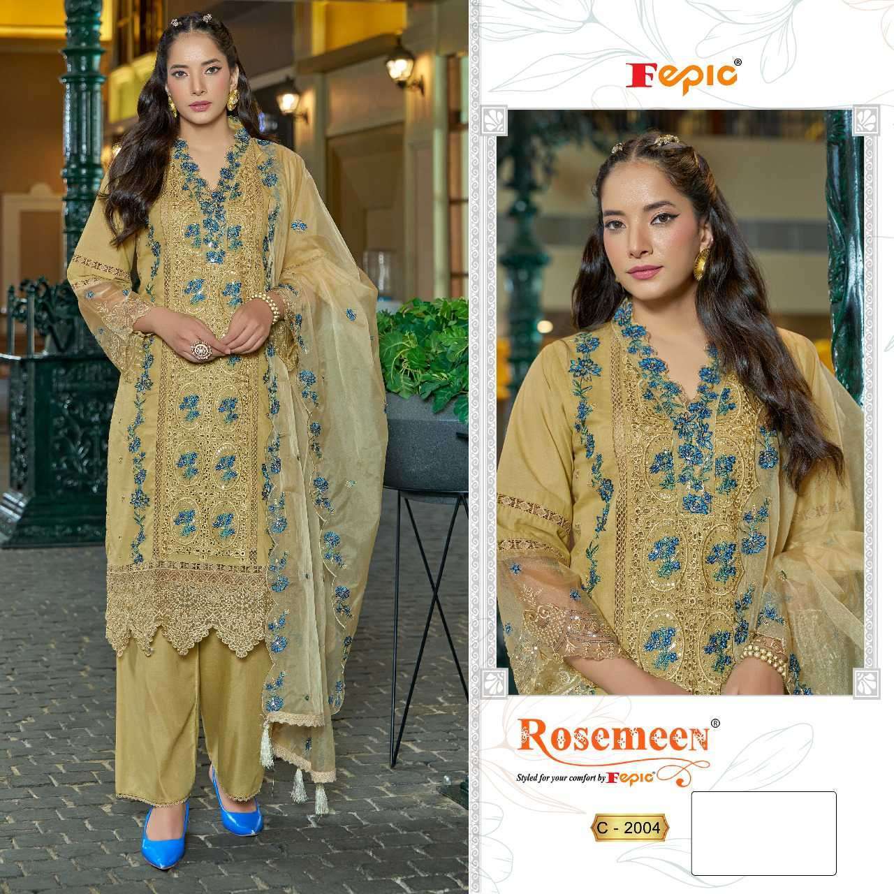 FEPIC C 2004 COLORS PAKISTANI SUIT CATALOG DEALER 2025