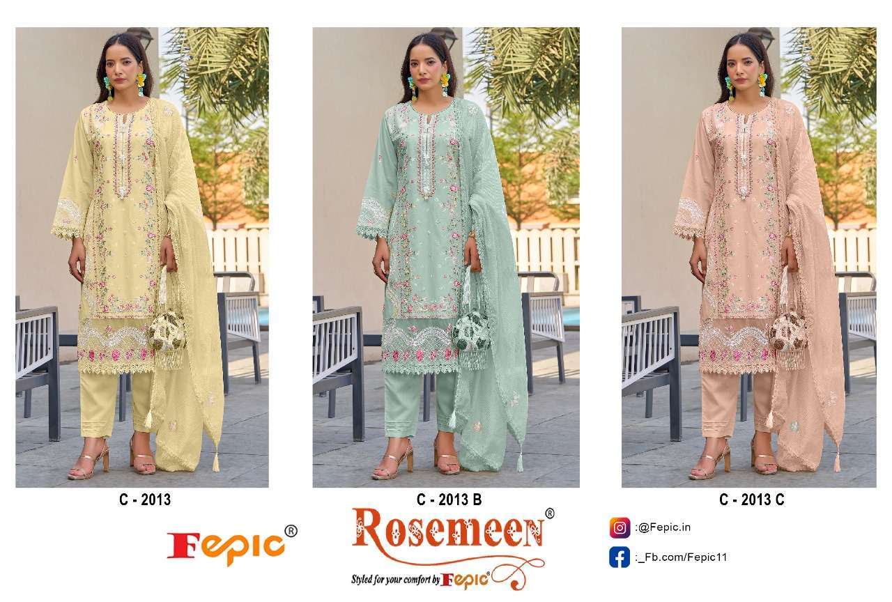 FEPIC C 2013 COLORS PAKISTANI SUIT WHOLESALE PRICE 2025