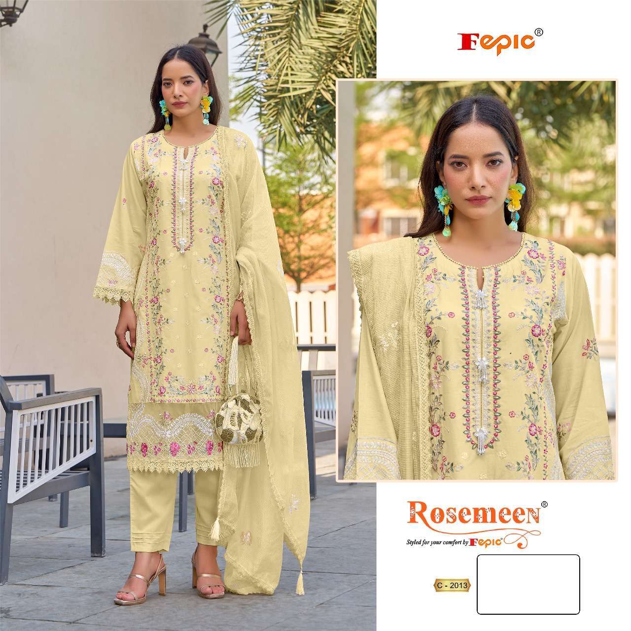 FEPIC C 2013 COLORS PAKISTANI SUIT WHOLESALE PRICE 2025