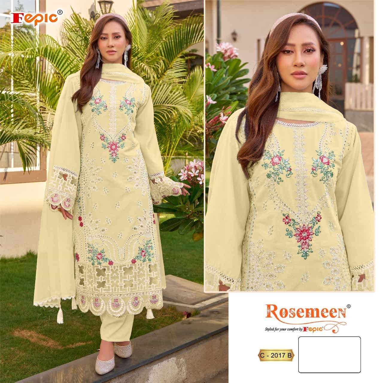 FEPIC C 2017 COLORS PAKISTANI SUIT WHOLESALE PRICE 2025