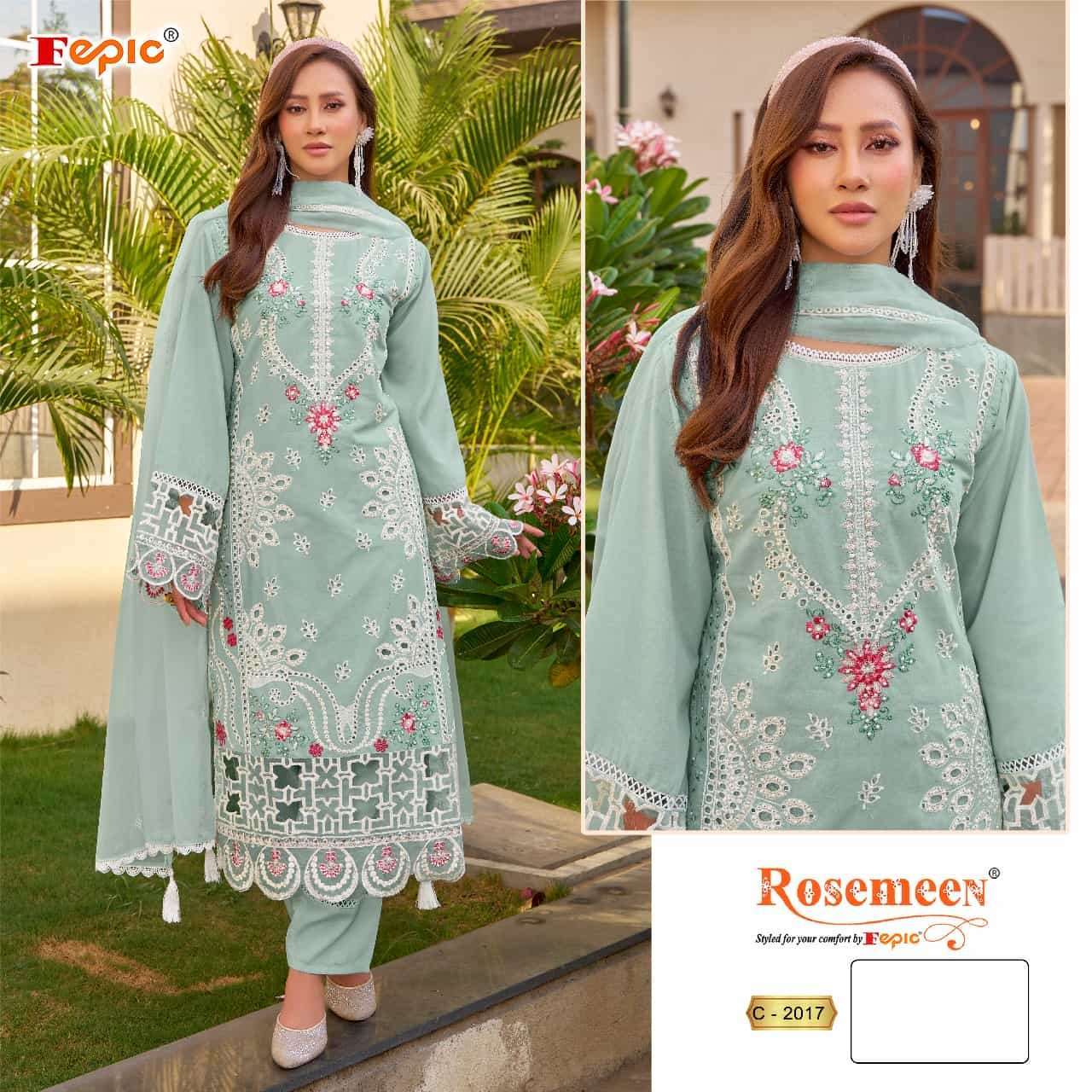 FEPIC C 2017 COLORS PAKISTANI SUIT WHOLESALE PRICE 2025