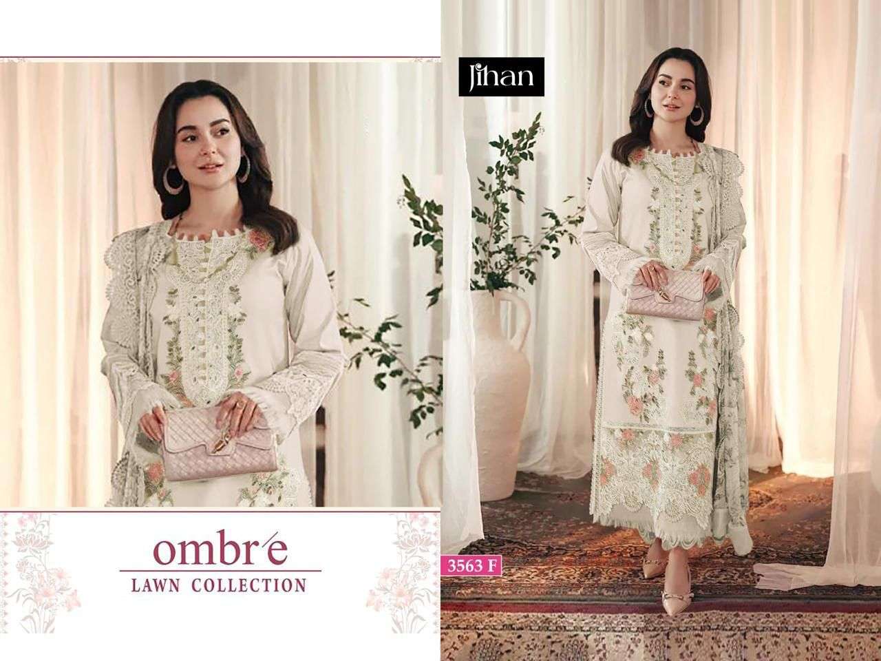 JIHAN OMBRE LAWN COLLECTION SUIT CATALOGUE WHOLESALE PRICE 2025