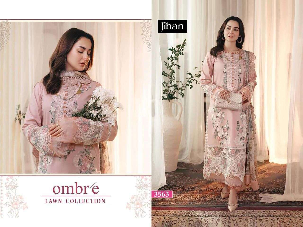 JIHAN OMBRE LAWN COLLECTION SUIT CATALOGUE WHOLESALE PRICE 2025