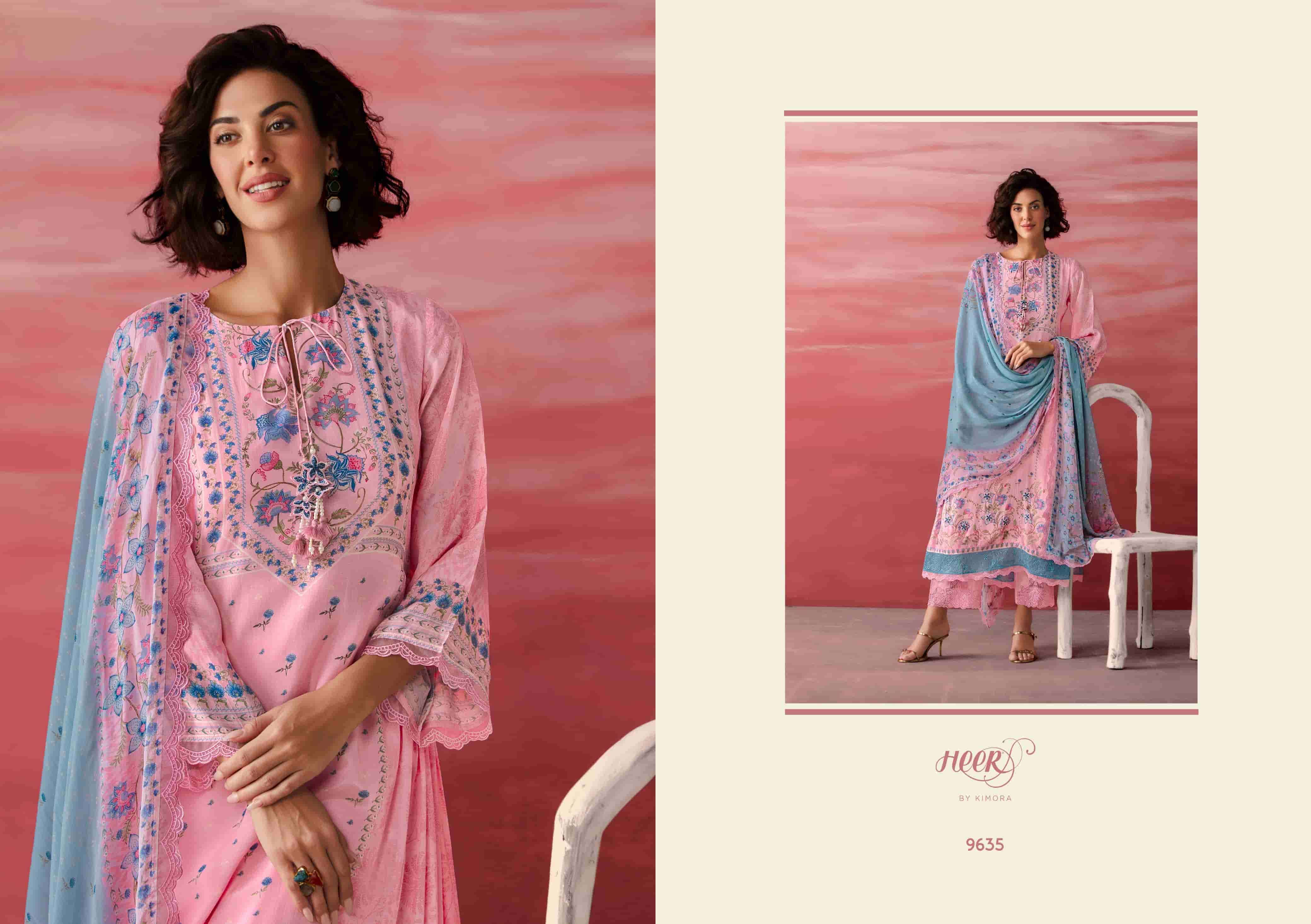 KIMORA HEER JIMMY DESIGNER MUSLIN SUIT CATALOG WHOLESALE PRICE 2025