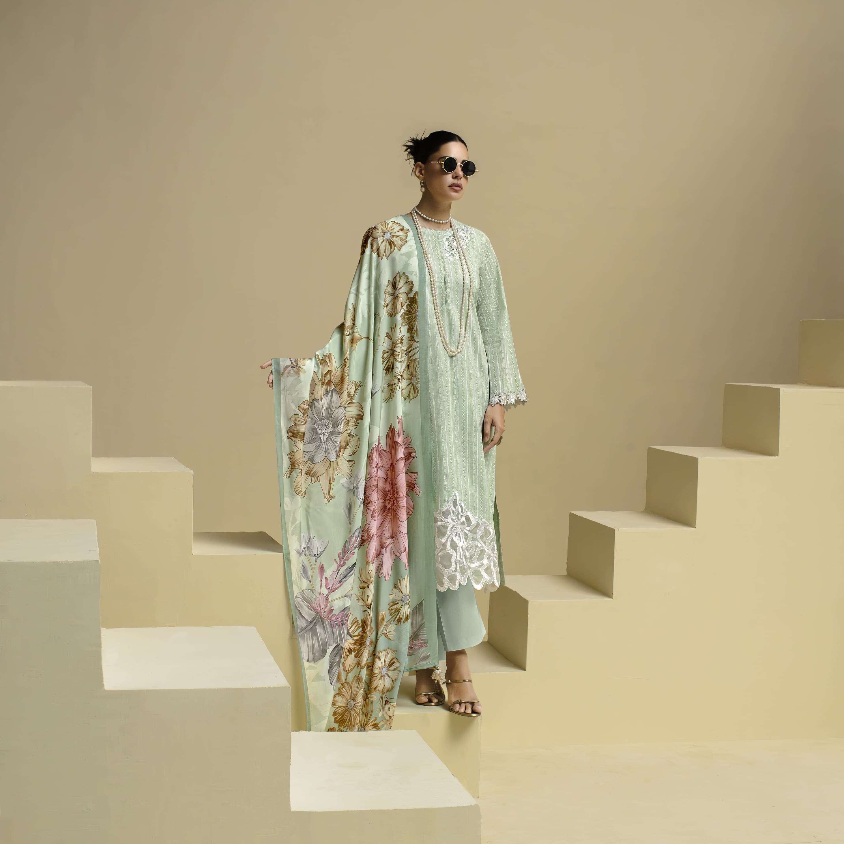KIMORA SOHNI ORNET DESIGNER COTTON DRESS CATALOGUE WHOLESALER 