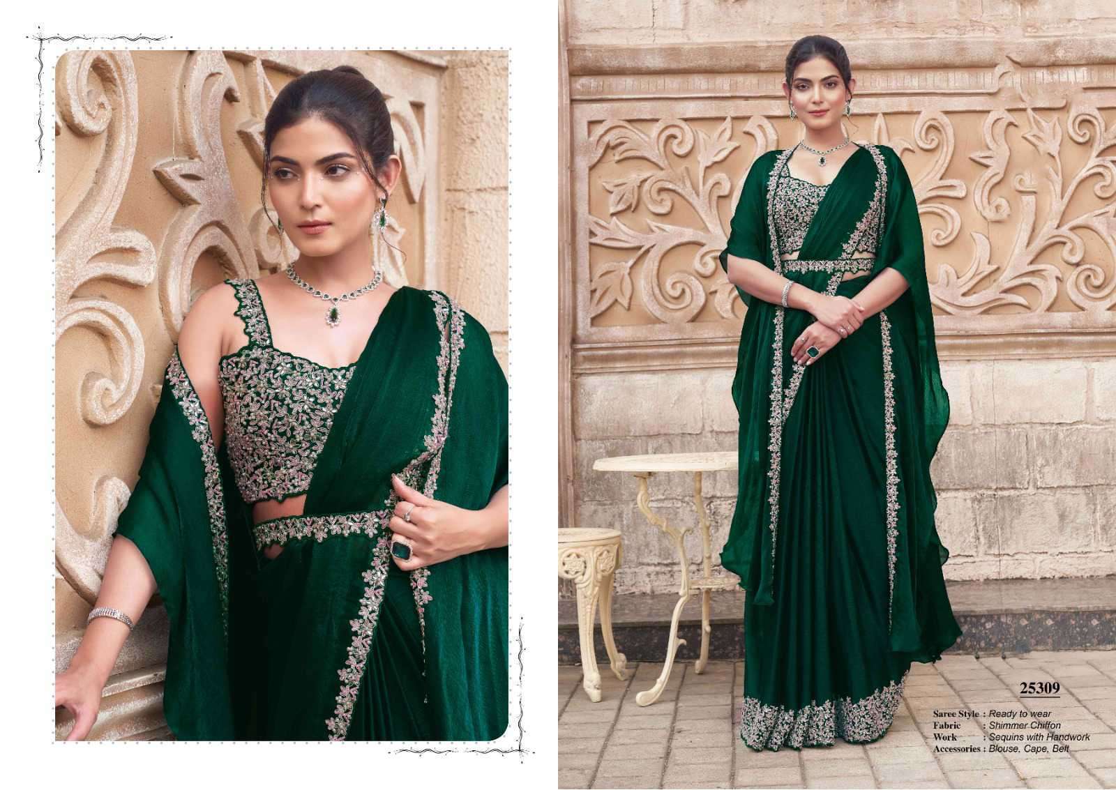 MAHOTSAV SAREE LUNA 25300 SATIN SILK READYMADE SAREE CATALOGUE SUPPLIER 2025