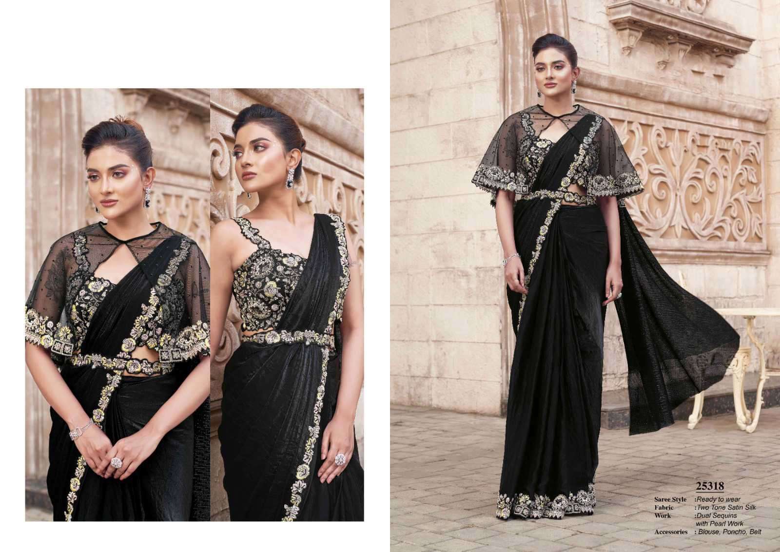 MAHOTSAV SAREE LUNA 25300 SATIN SILK READYMADE SAREE CATALOGUE SUPPLIER 2025