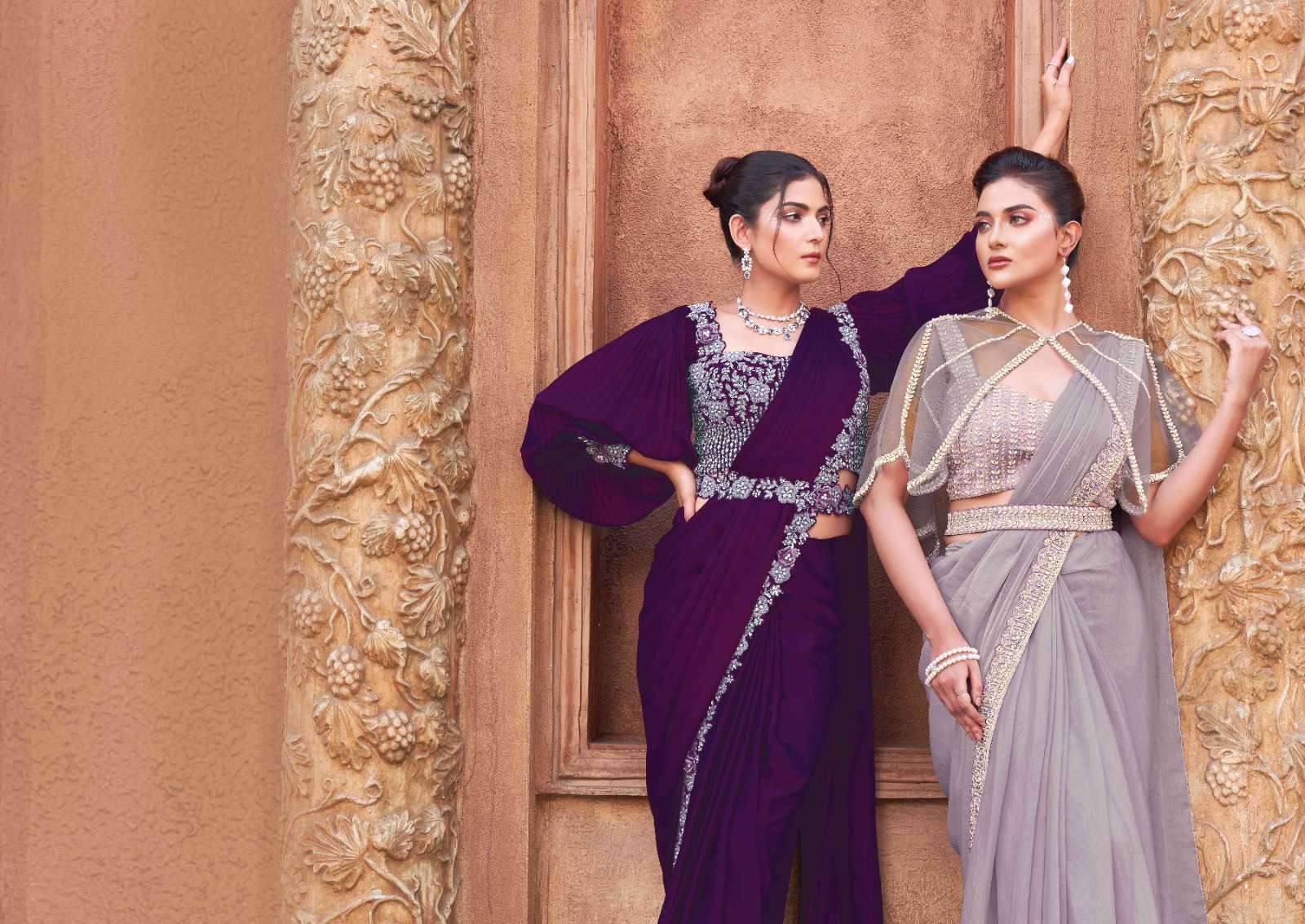 MAHOTSAV SAREE LUNA 25300 SATIN SILK READYMADE SAREE CATALOGUE SUPPLIER 2025