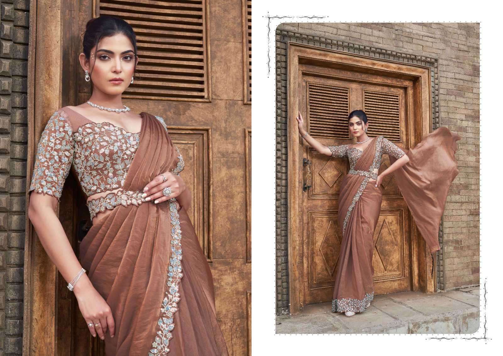 MAHOTSAV SAREE LUNA 25300 SATIN SILK READYMADE SAREE CATALOGUE SUPPLIER 2025