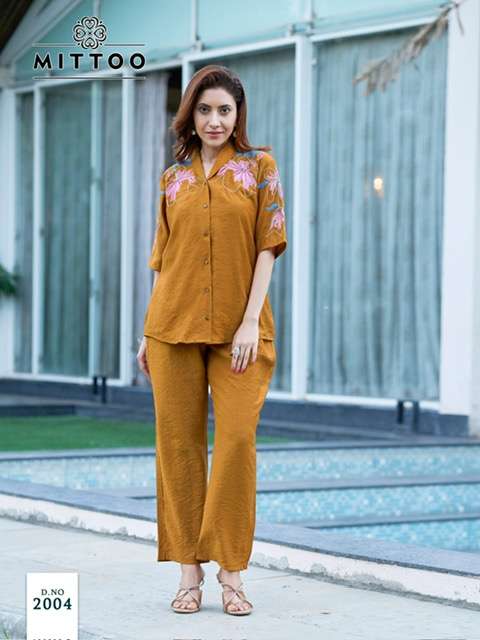 MITTOO DAIZY VISCOSE CORD SET SUPPLIER 2025