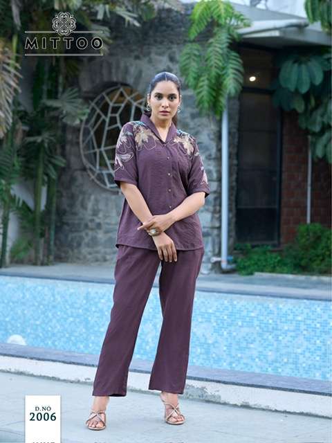 MITTOO DAIZY VISCOSE CORD SET SUPPLIER 2025