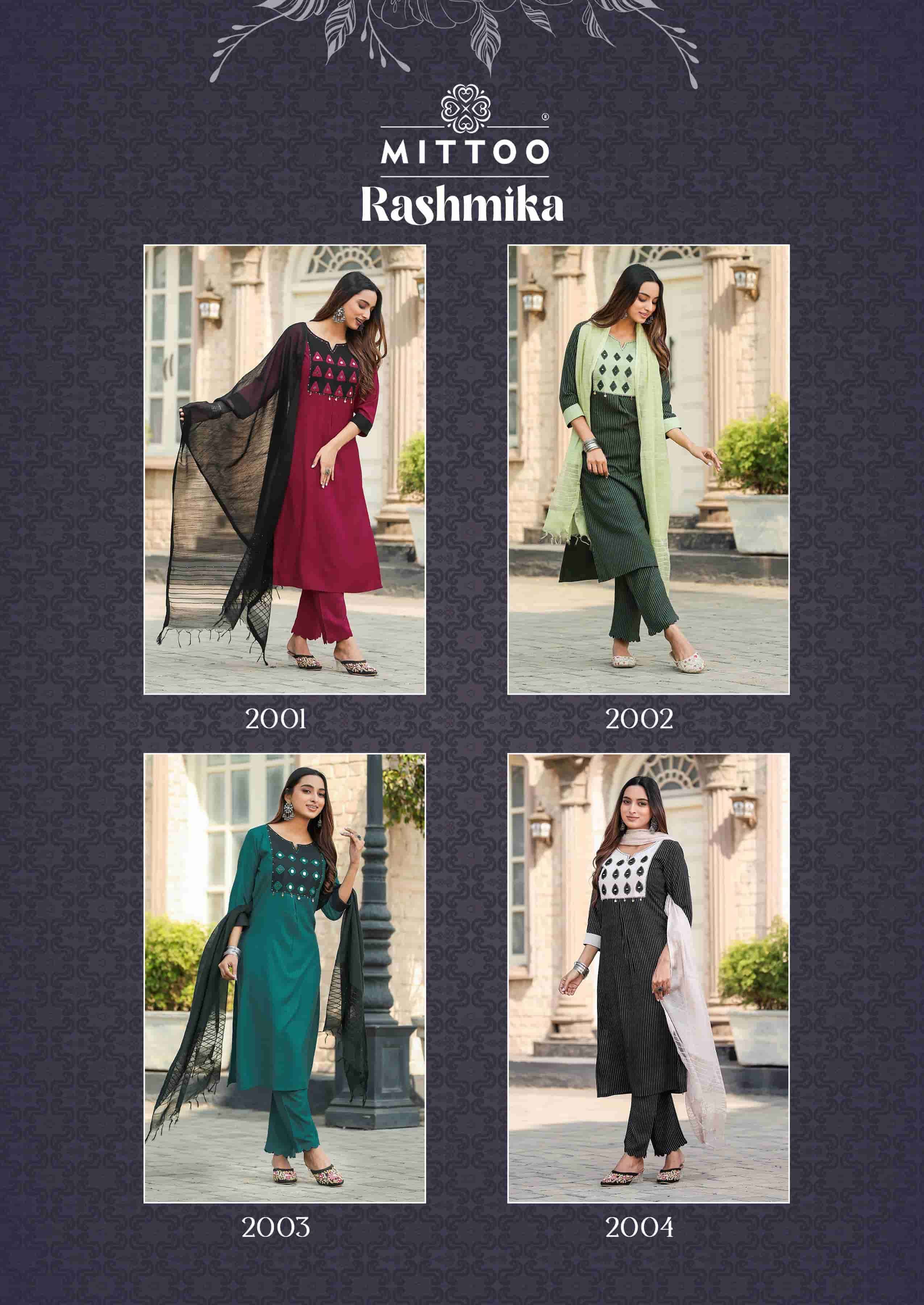 MITTOO RASHMIKA READYADE 3 PIECE PAIR CATALOGUE WHOLESALER 2025