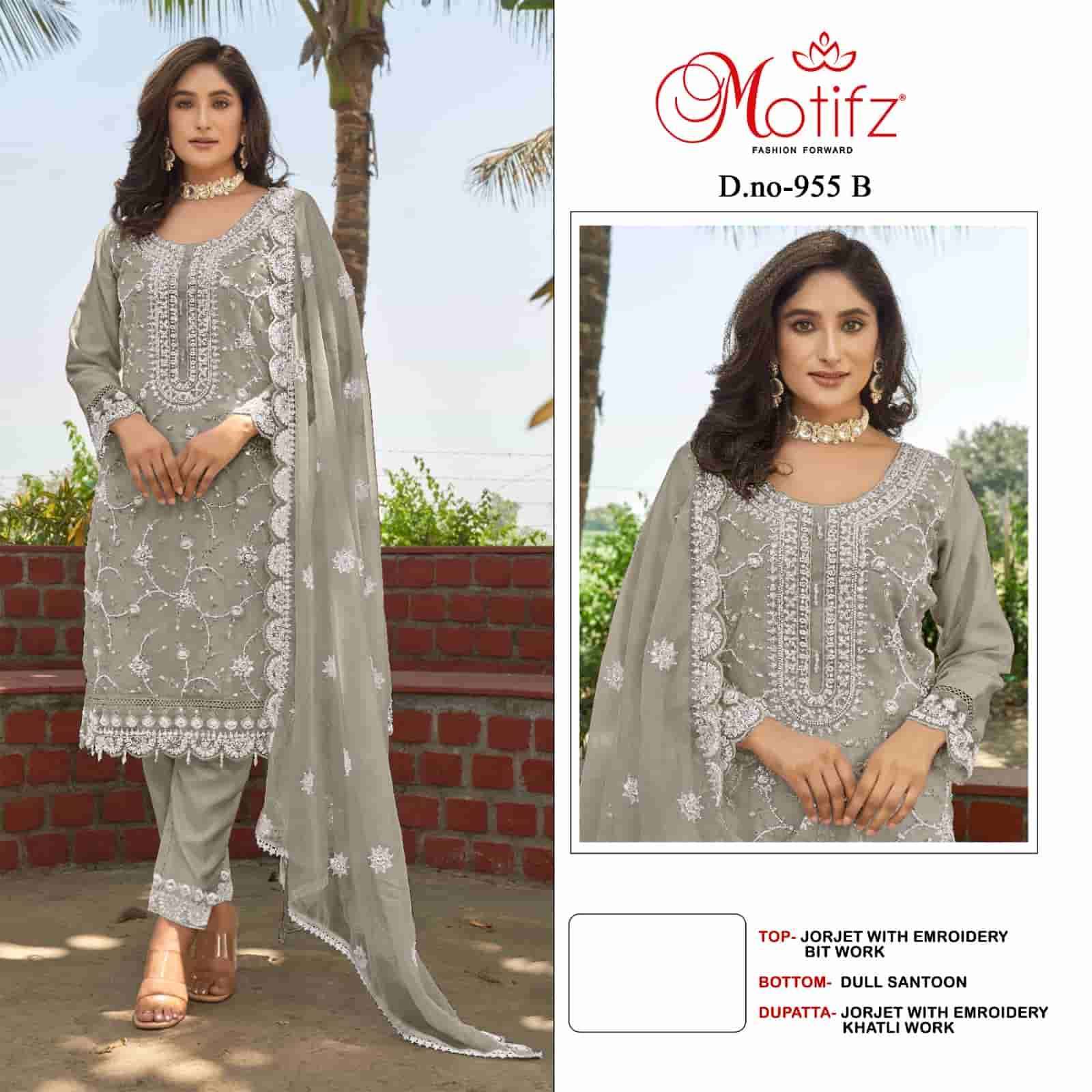 MOTIFZ 955 COLORS PAKISTANI GEORGETTE SUIT CATALOG WHOLESALE PRICE 2025