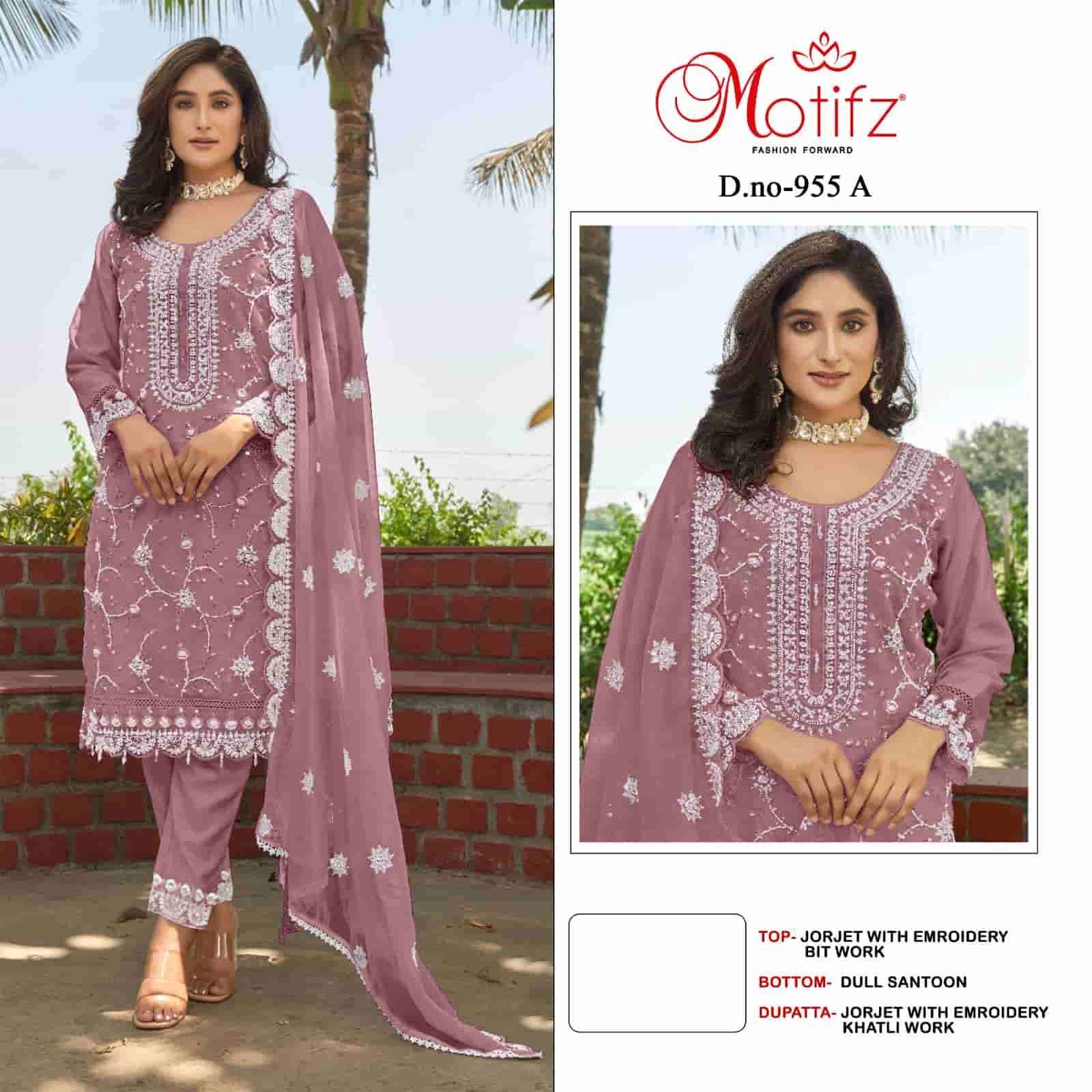 MOTIFZ 955 COLORS PAKISTANI GEORGETTE SUIT CATALOG WHOLESALE PRICE 2025