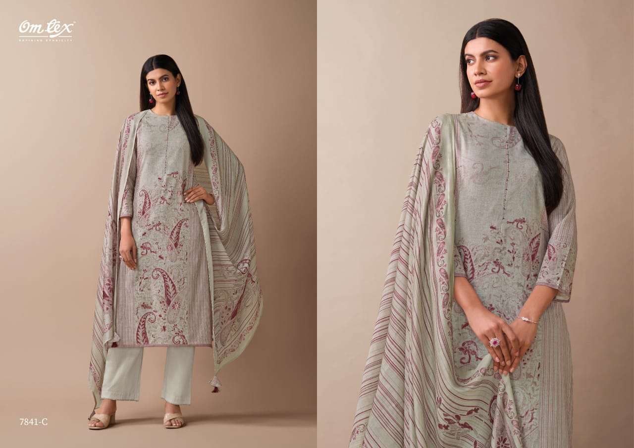 OMTEX TARANG PREMIUM LINEN SALWER KAMEEZ CATALOGUE EXPORTER 
