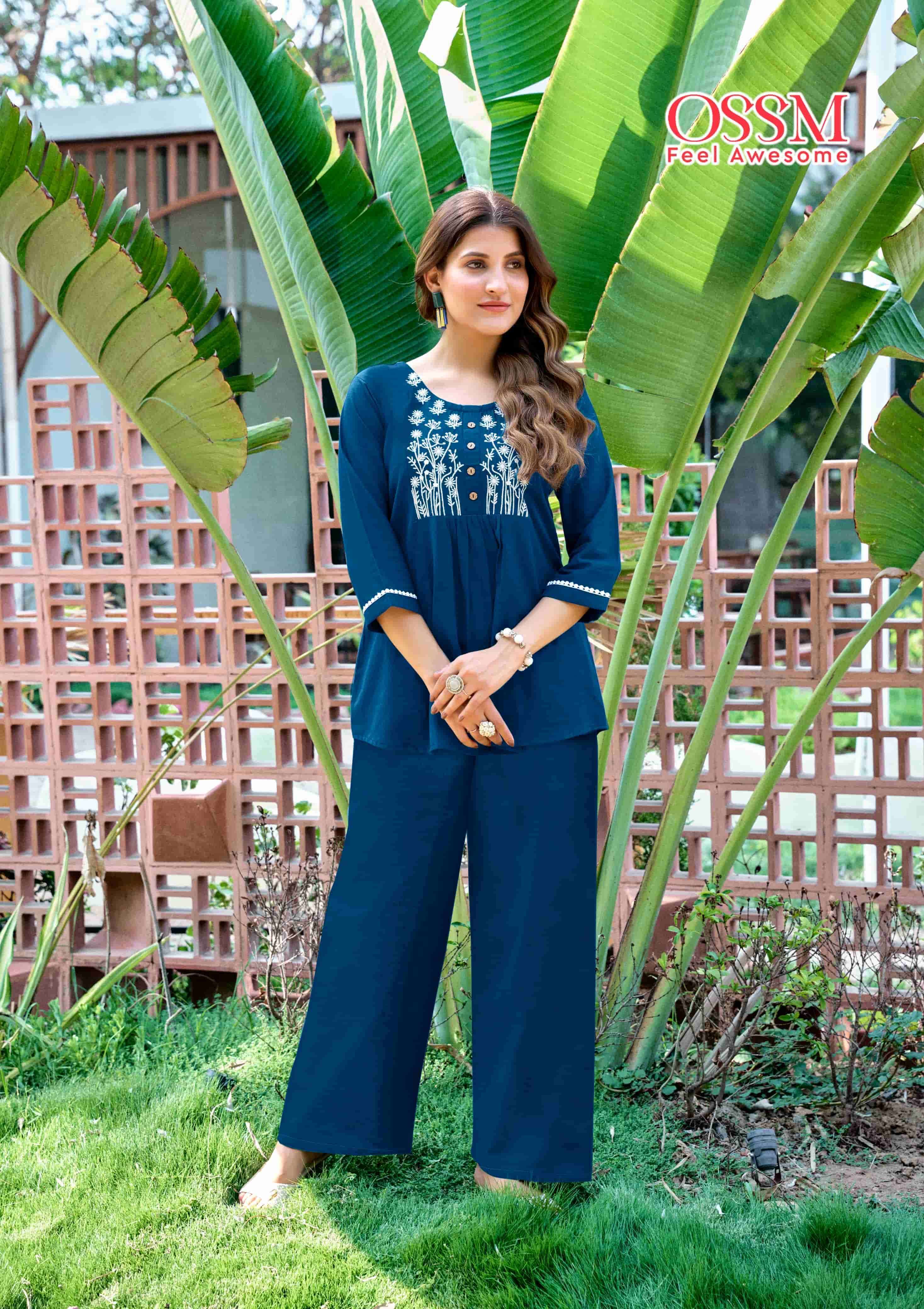 OSSM GLAMOUR DESIGNER COTTON CORD SET WHOLESALER 