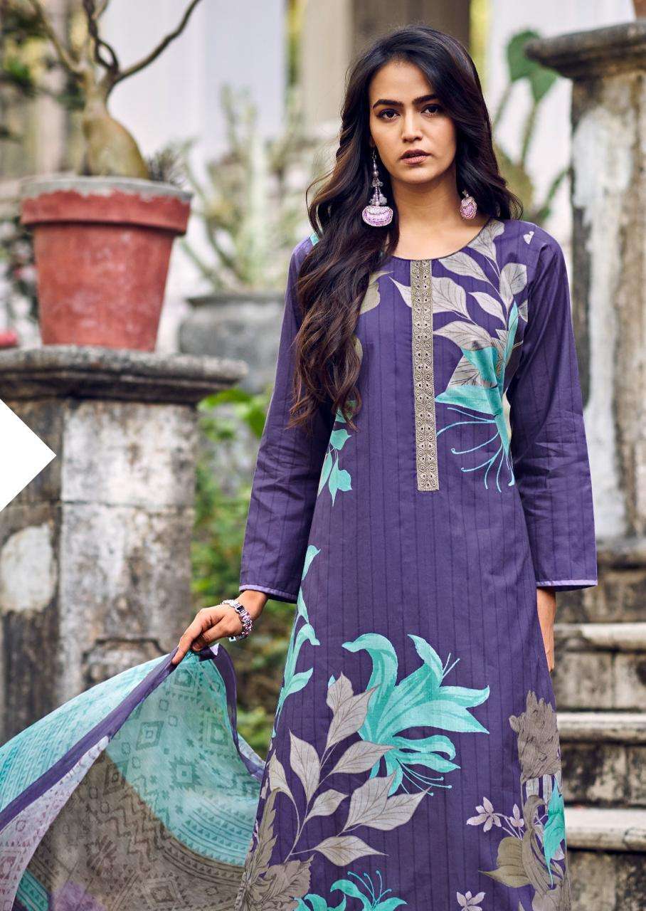 PRM TRENDZ BRISCA LAWN COTTON FANCY EMBROIDERY WORK SALWER KAMEEZ CATALOG EXPORTER 2025