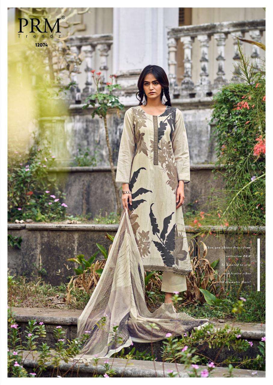 PRM TRENDZ BRISCA LAWN COTTON FANCY EMBROIDERY WORK SALWER KAMEEZ CATALOG EXPORTER 2025