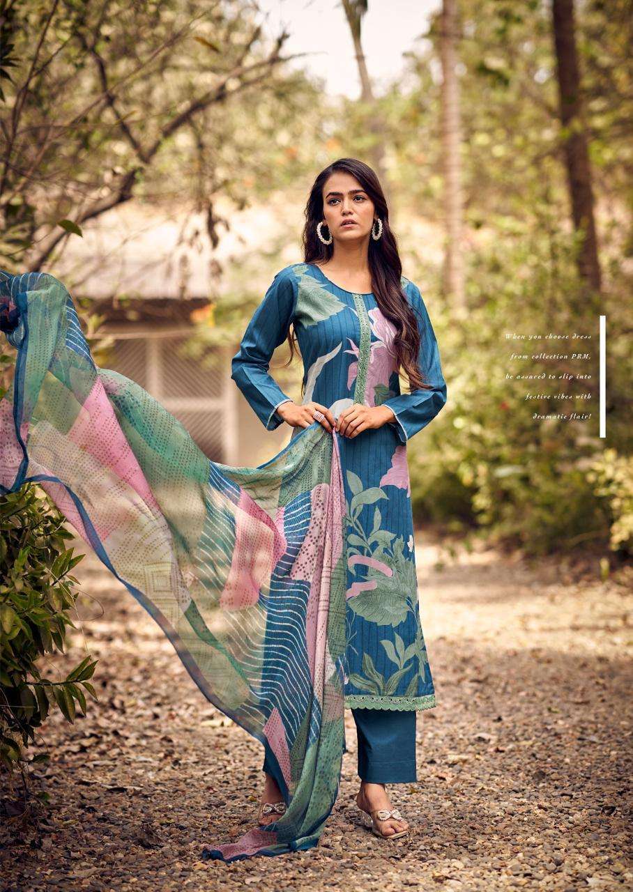 PRM TRENDZ BRISCA LAWN COTTON FANCY EMBROIDERY WORK SALWER KAMEEZ CATALOG EXPORTER 2025