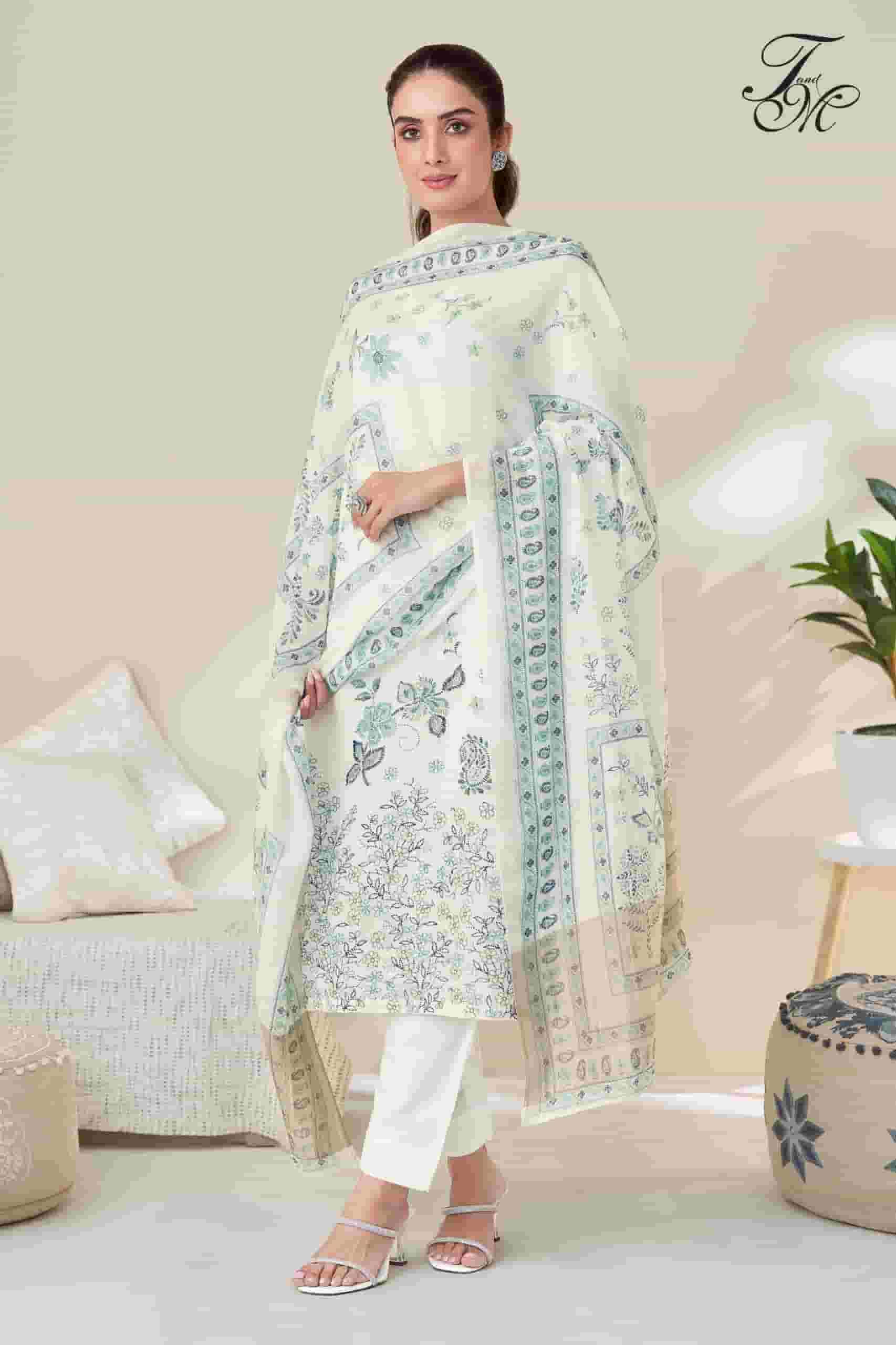 T AND M DESIGNER YUMNA COLLECTION PURE COTTON SUIT CATALOGUE SUPPLIER 2025