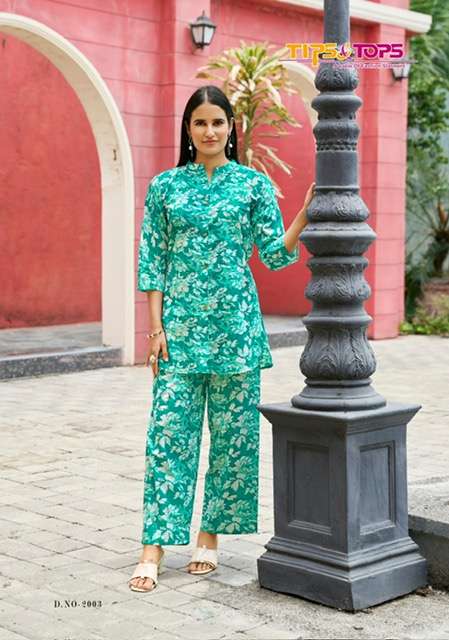 TIPS AND TOPS COTTON TRENDS VOL 2 CORD SET SUPPLIER 