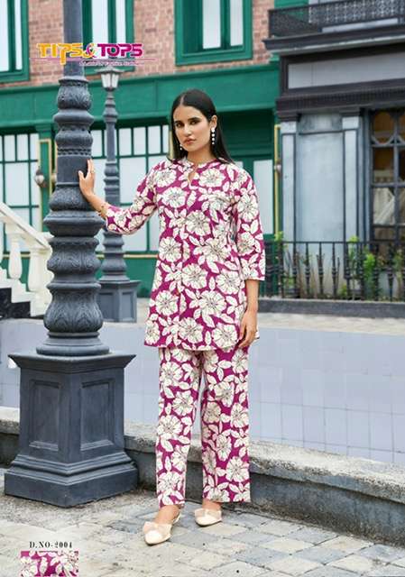 TIPS AND TOPS COTTON TRENDS VOL 2 CORD SET SUPPLIER 
