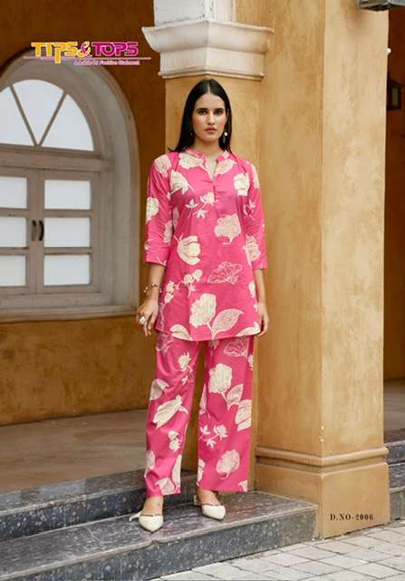 TIPS AND TOPS COTTON TRENDS VOL 2 CORD SET SUPPLIER 