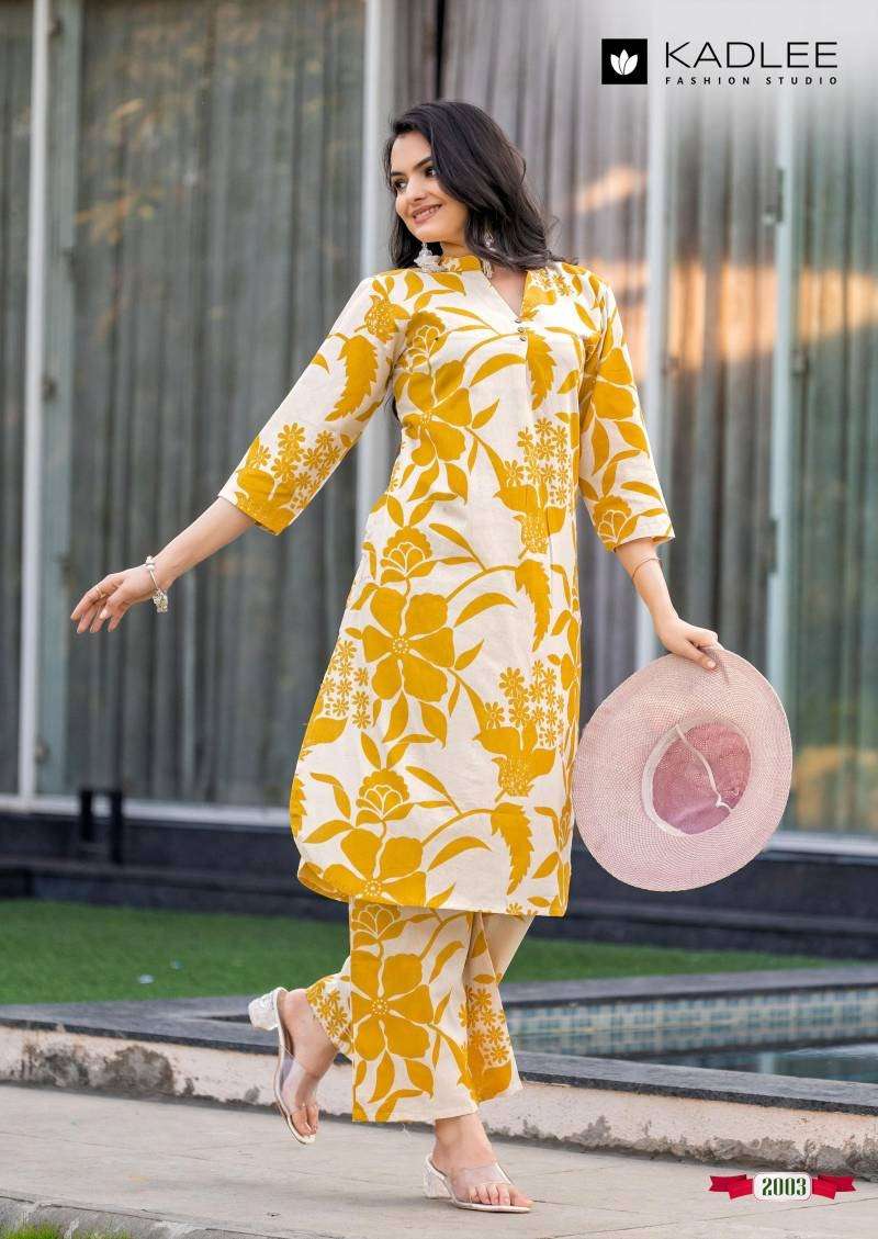 KADLEE ROSY RAYON PRINTED CORD SET WHOLESALER 2025