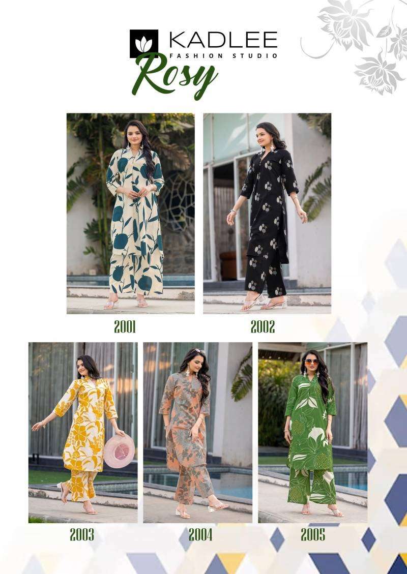 KADLEE ROSY RAYON PRINTED CORD SET WHOLESALER 2025