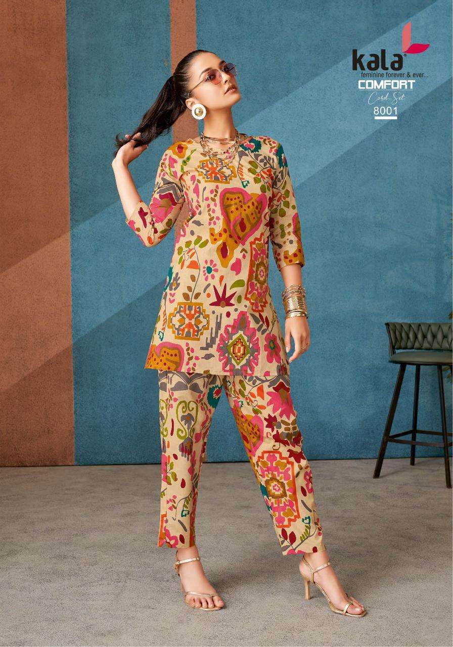 KALA FASHION COMFORT CORD SET VOL 3 COTTON PRINTED CORD SET WHOLESALER 