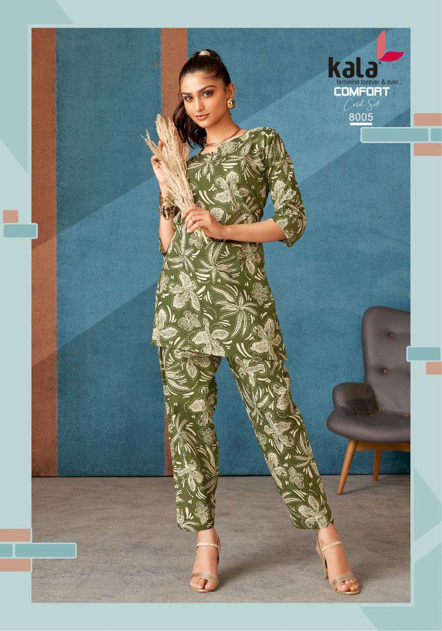 KALA FASHION COMFORT CORD SET VOL 3 COTTON PRINTED CORD SET WHOLESALER 