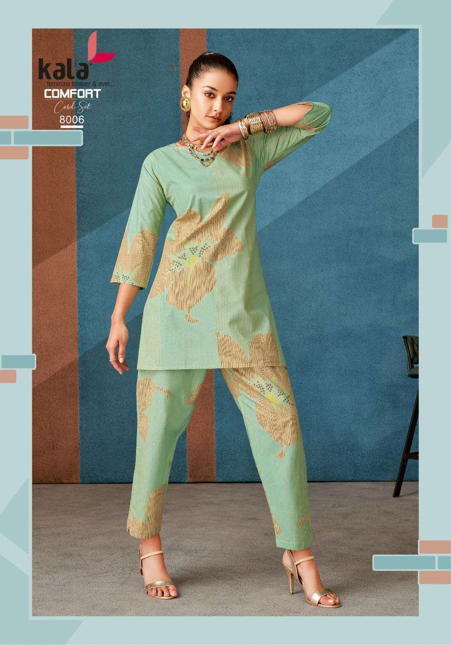 KALA FASHION COMFORT CORD SET VOL 3 COTTON PRINTED CORD SET WHOLESALER 