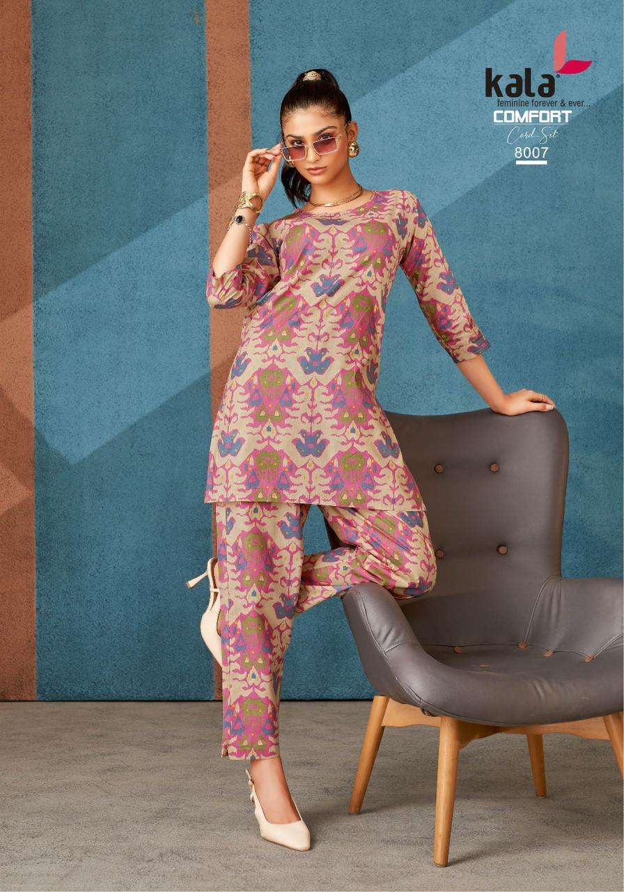 KALA FASHION COMFORT CORD SET VOL 3 COTTON PRINTED CORD SET WHOLESALER 