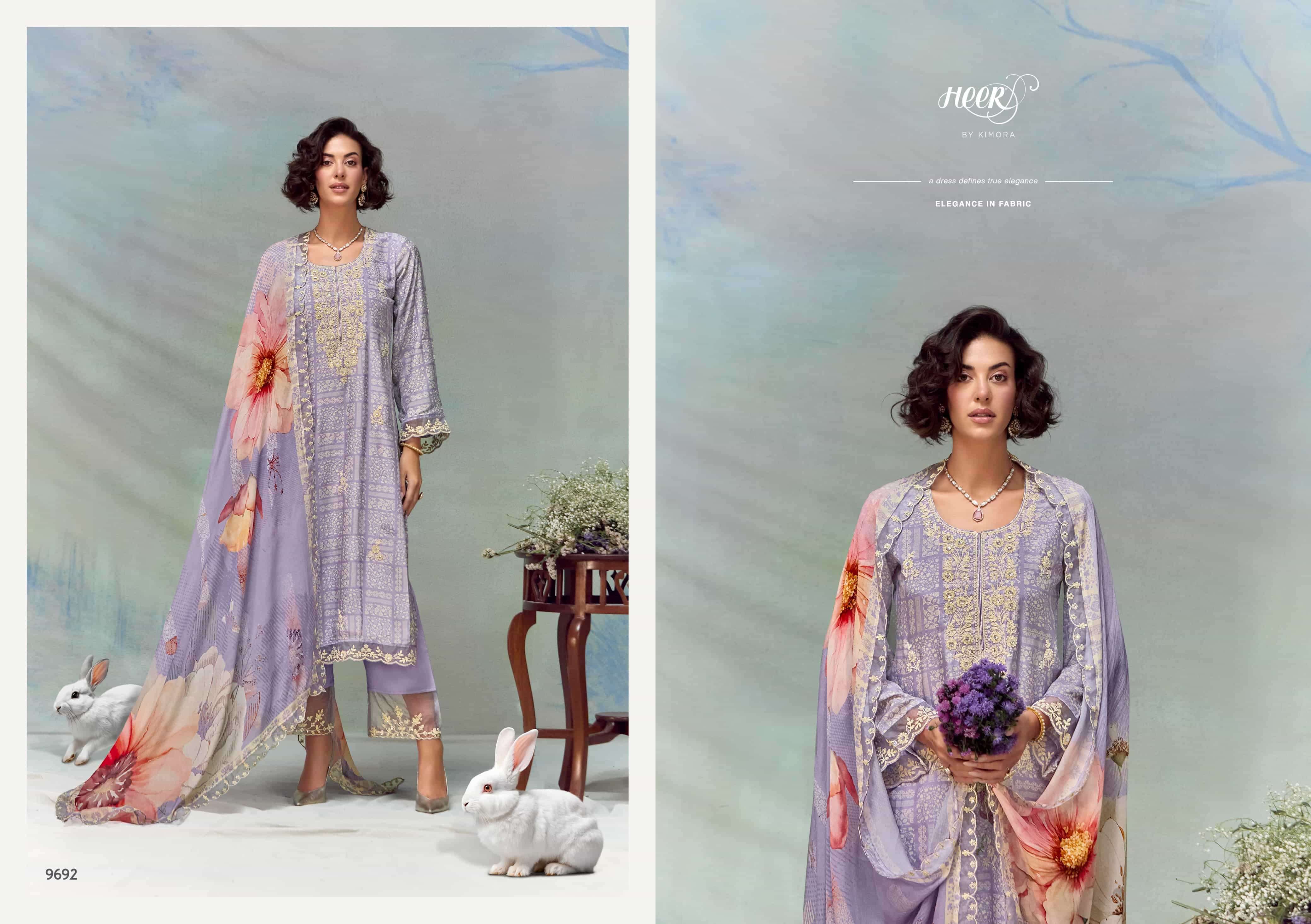 KIMORA HEER FLORENCE PURE MUSLIN LADIES SUIT EXPORTER 2025