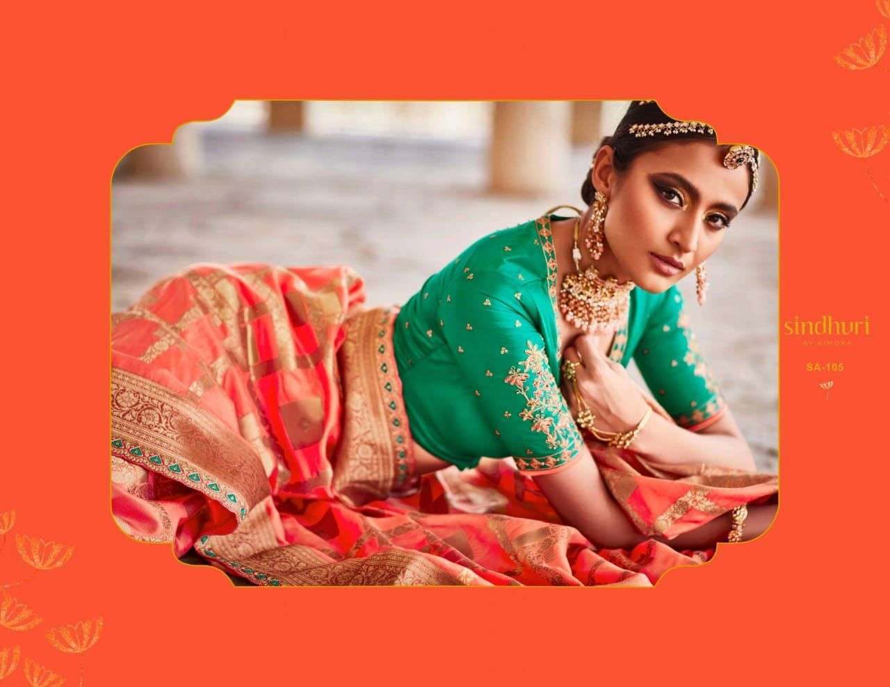 KIMORA SINDHURI RANI BANARASI SILK SAREE CATALOG WHOLESALER 