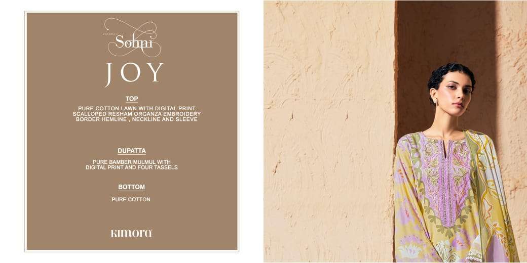 KIMORA SOHNI JOY FANCY LADIES COTTON SUIT CATALOG SUPPLIER 