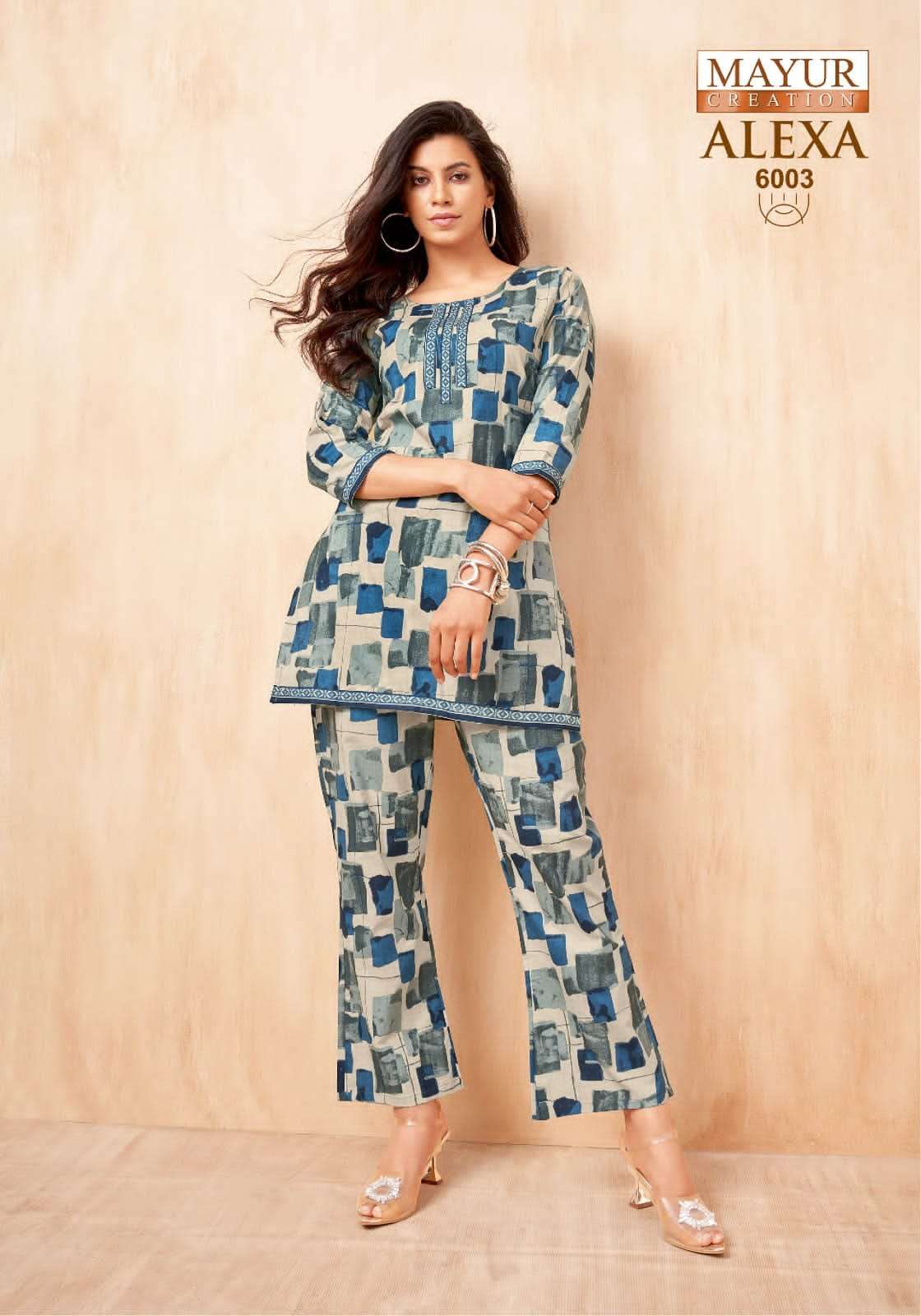MAYUR CREATION ALEXA VOL 6 CORD SET SUPPLIER BEST RATE 